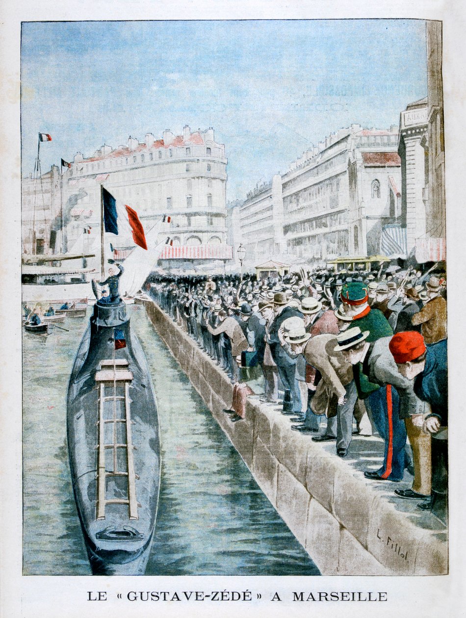 وصل غوستاف-زيدي إلى مرسيليا ، 1901 بواسطة غير معروف