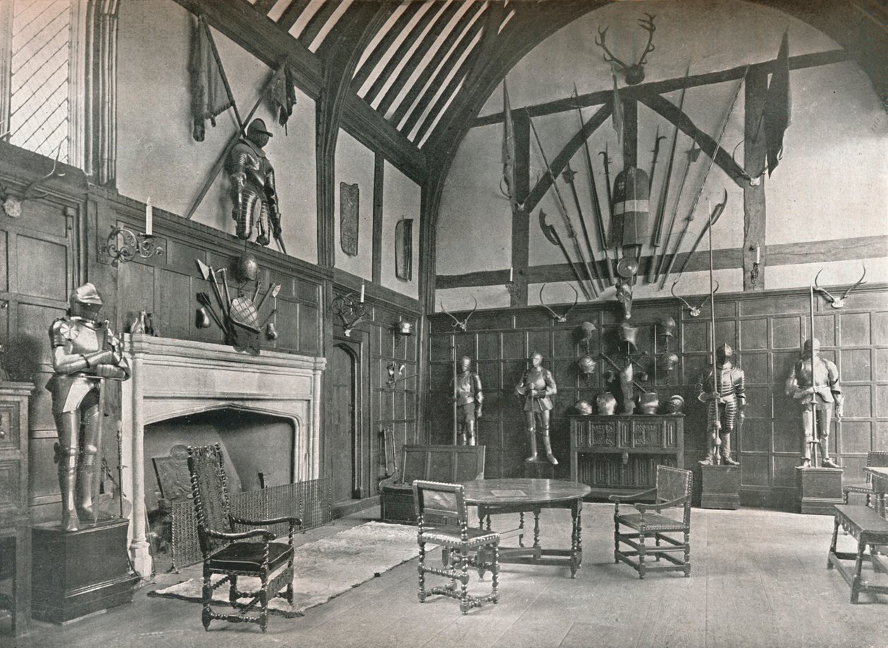 القاعة في Ockwells Manor ، 1905 بواسطة غير معروف