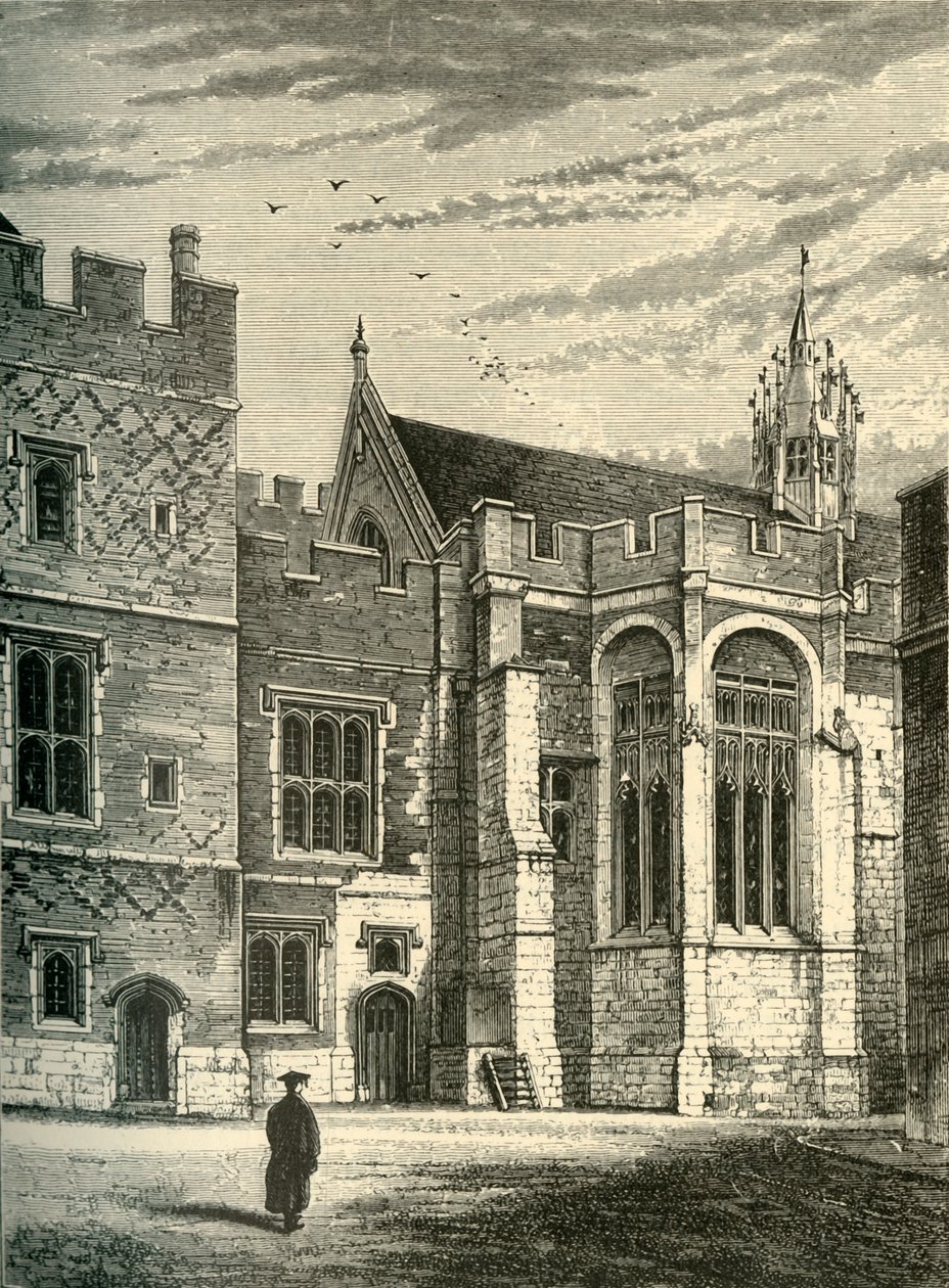 القاعة ، من Brewhouse Yard ، 1911. بواسطة غير معروف