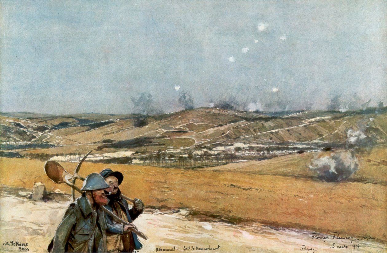 تلال وحصن Douaumont ، فردان ، فرنسا ، 18 مارس 1916 ، 1926 بواسطة غير معروف