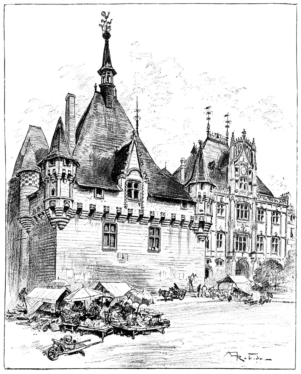 فندق دي فيل ، 1899 بواسطة غير معروف