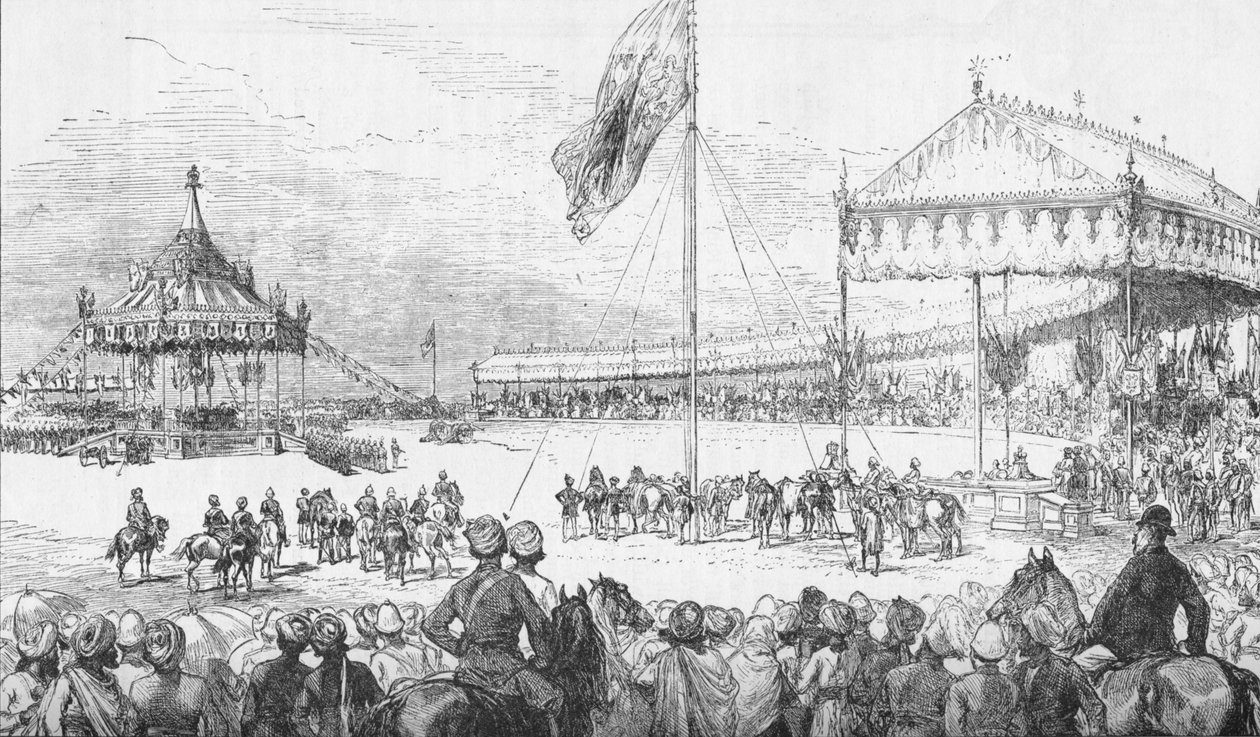 الإمبراطورية Durbar في دلهي ، الهند ، في 1 يناير 1877 1908. بواسطة غير معروف