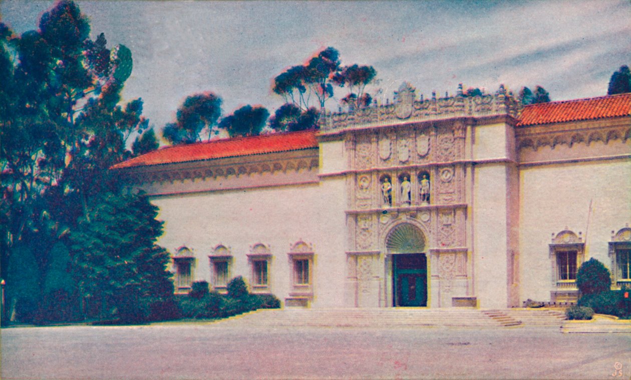 مدخل باب صالة الفنون الجميلة ، 1935 بواسطة غير معروف