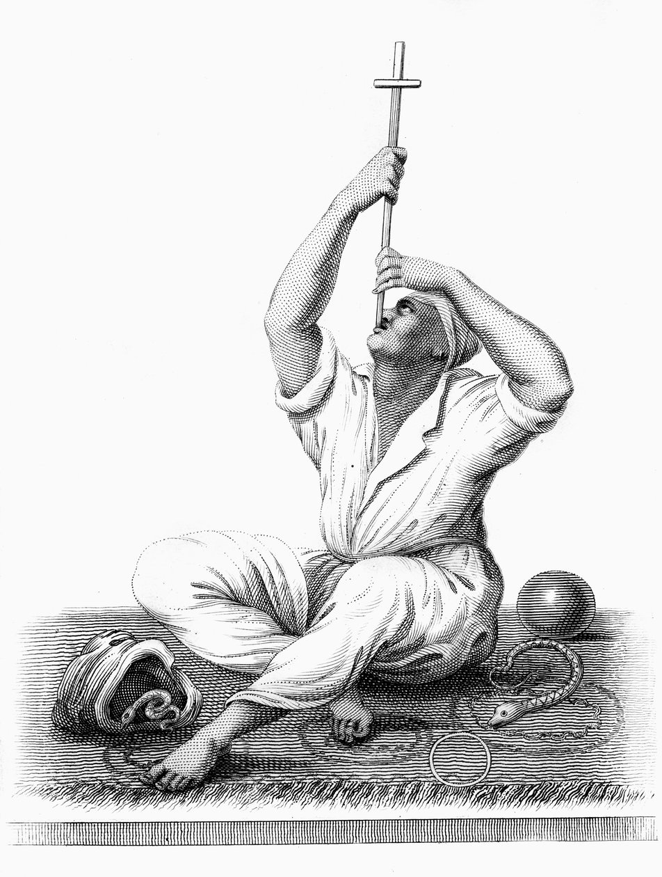 المشعوذ الهندي ، 1818 بواسطة غير معروف