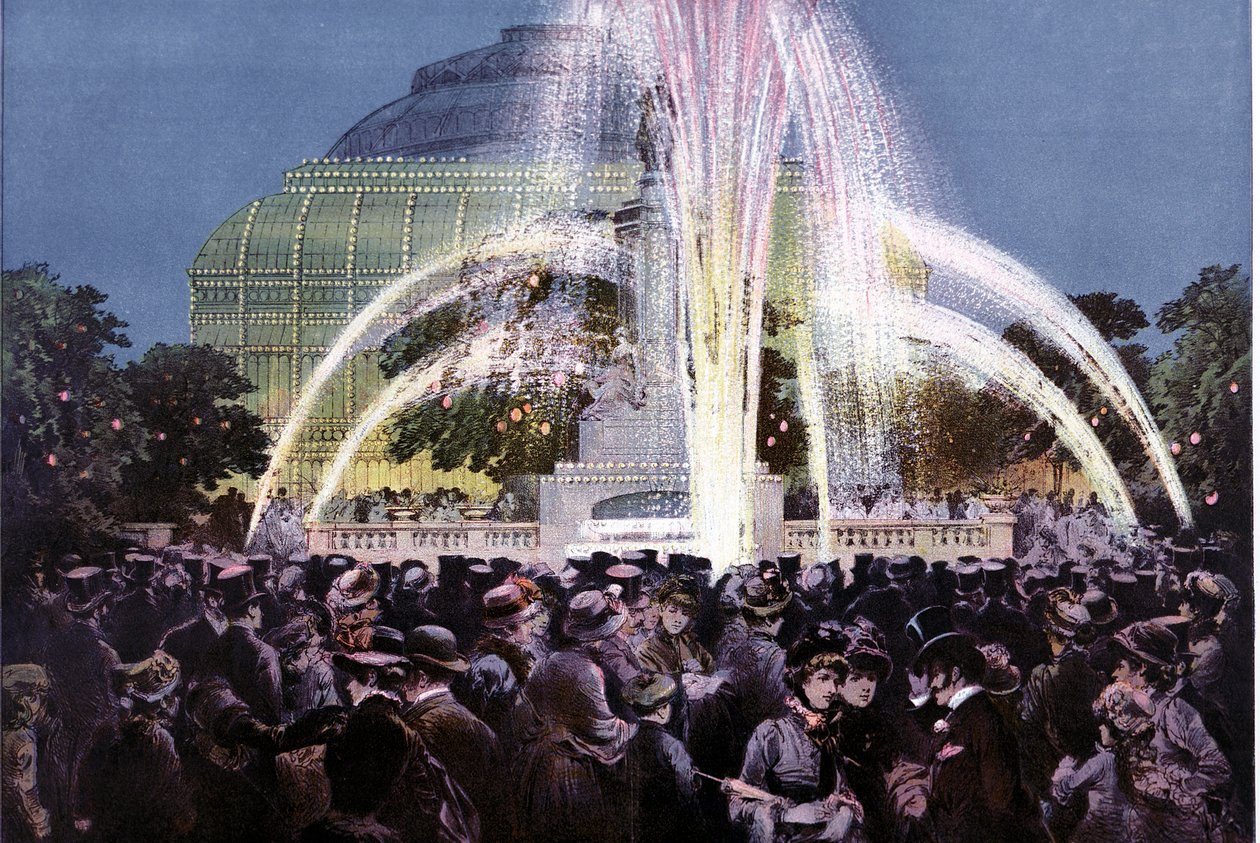 معرض الاختراعات الدولية ، كنسينغتون ، لندن ، أغسطس 1885 بواسطة غير معروف