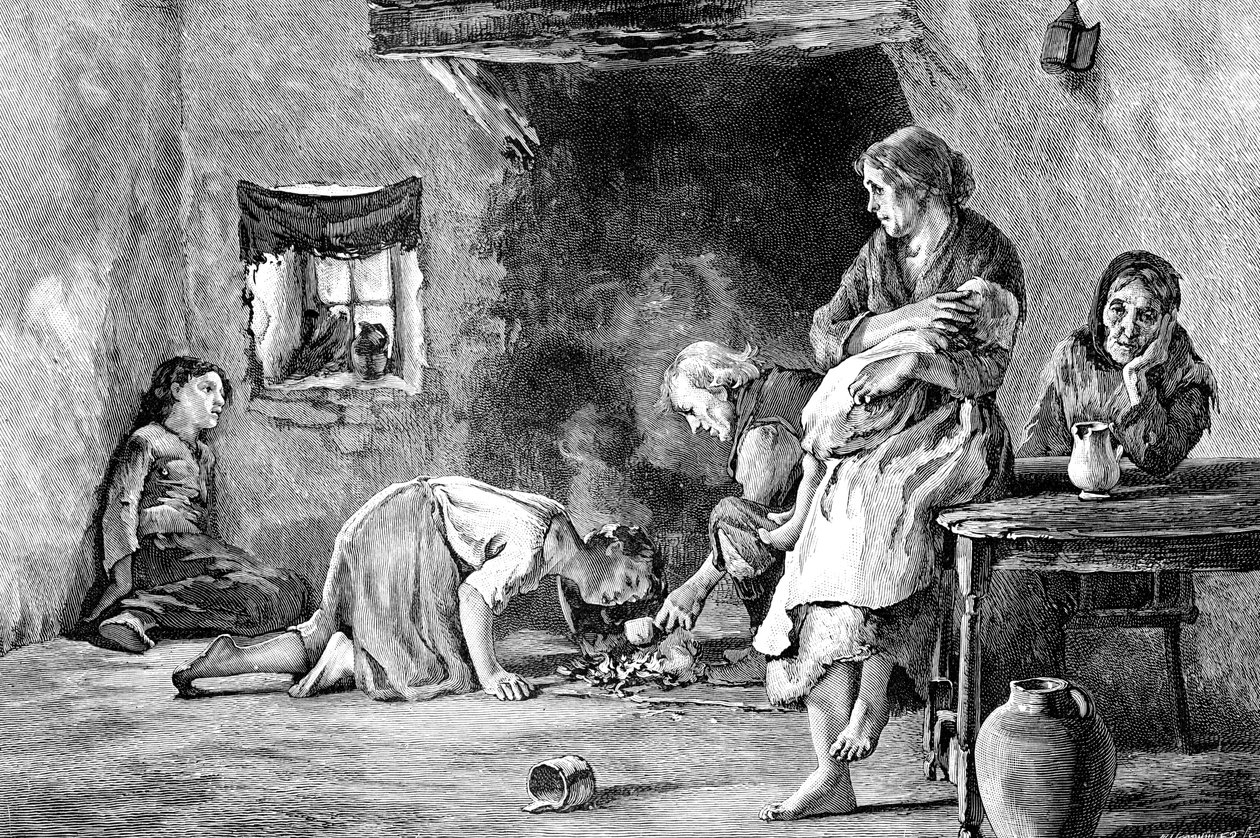 المجاعة الأيرلندية ، 1845-1849 ، 1900 بواسطة غير معروف