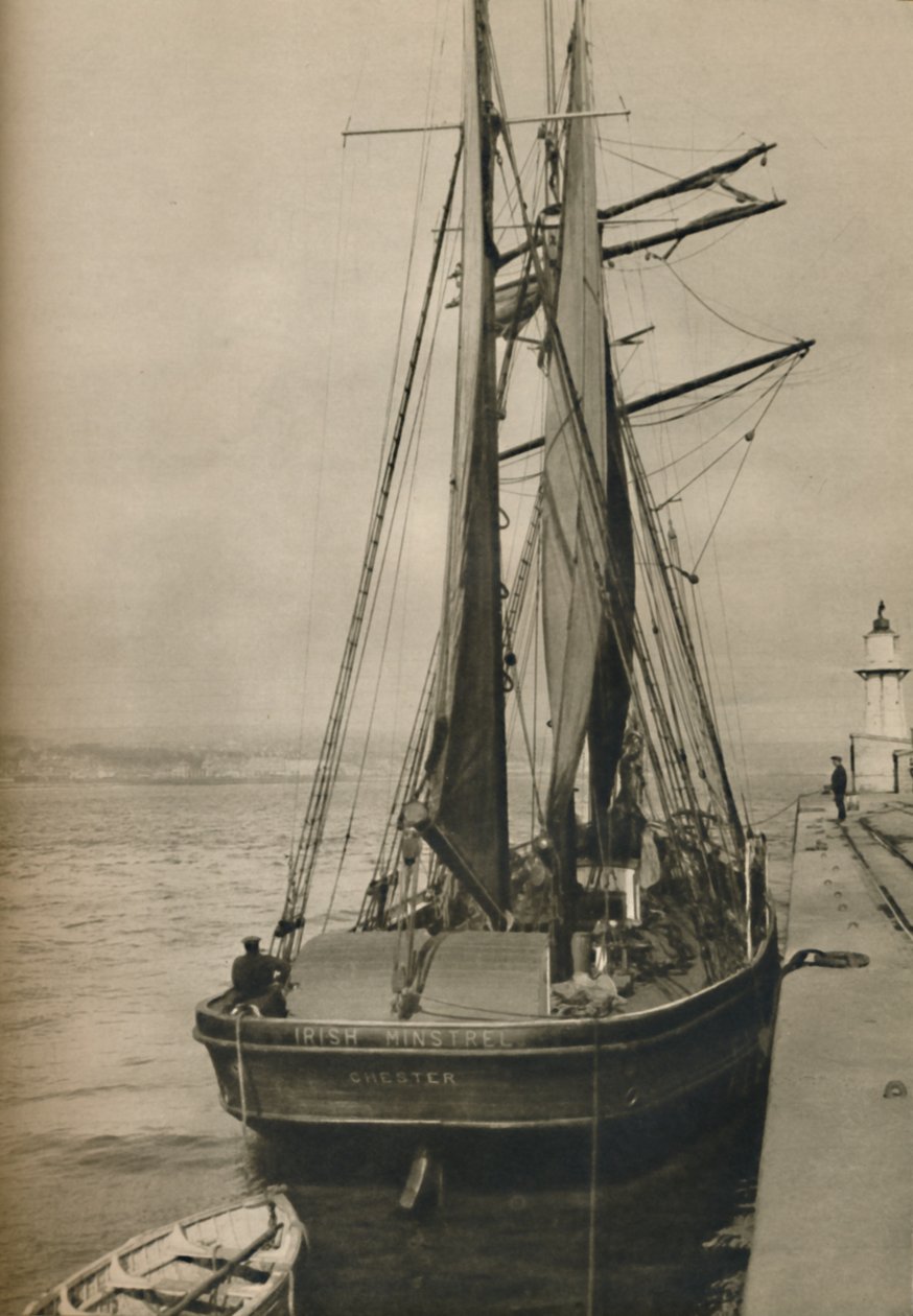 الأيرلندية Minstrel ، شونر خشبي بثلاث ساري ، 1937 بواسطة غير معروف
