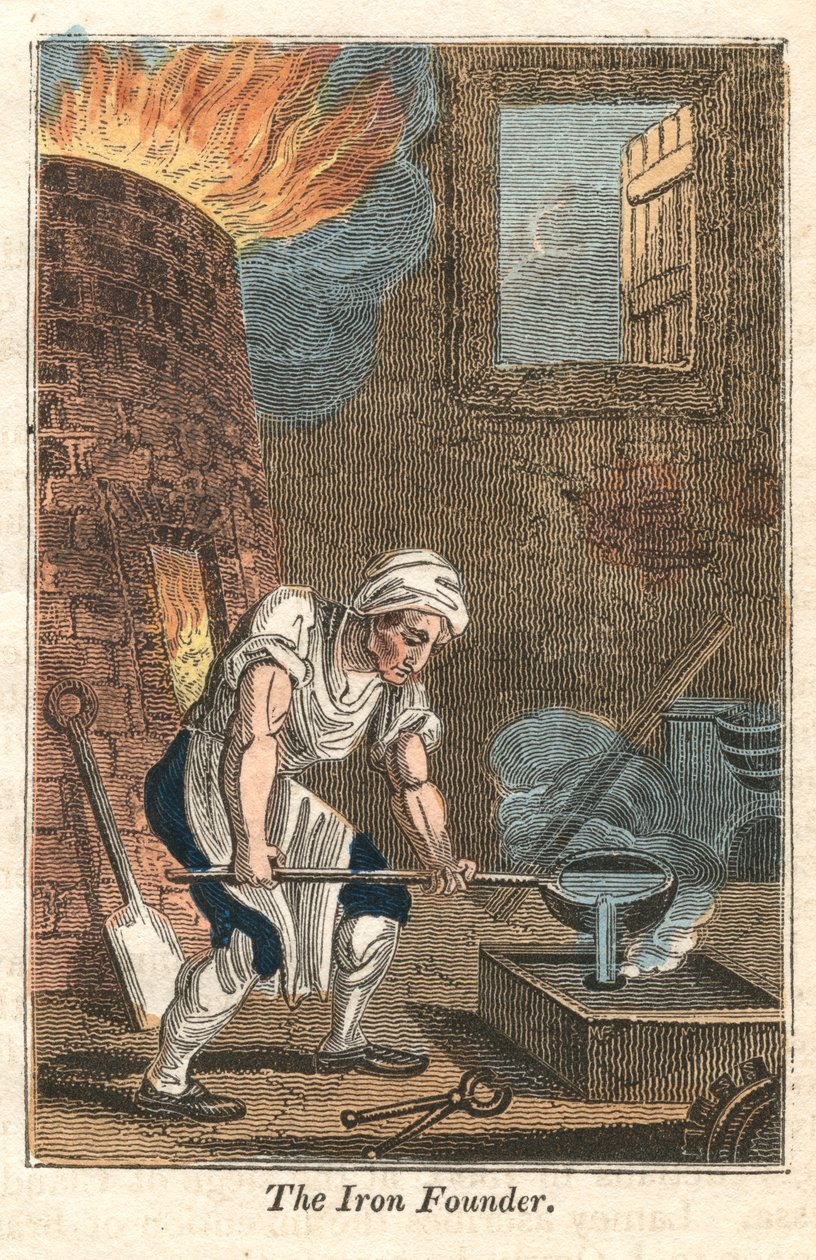 مؤسس الحديد ، روثرهام ، يوركشاير ، 1821 بواسطة غير معروف