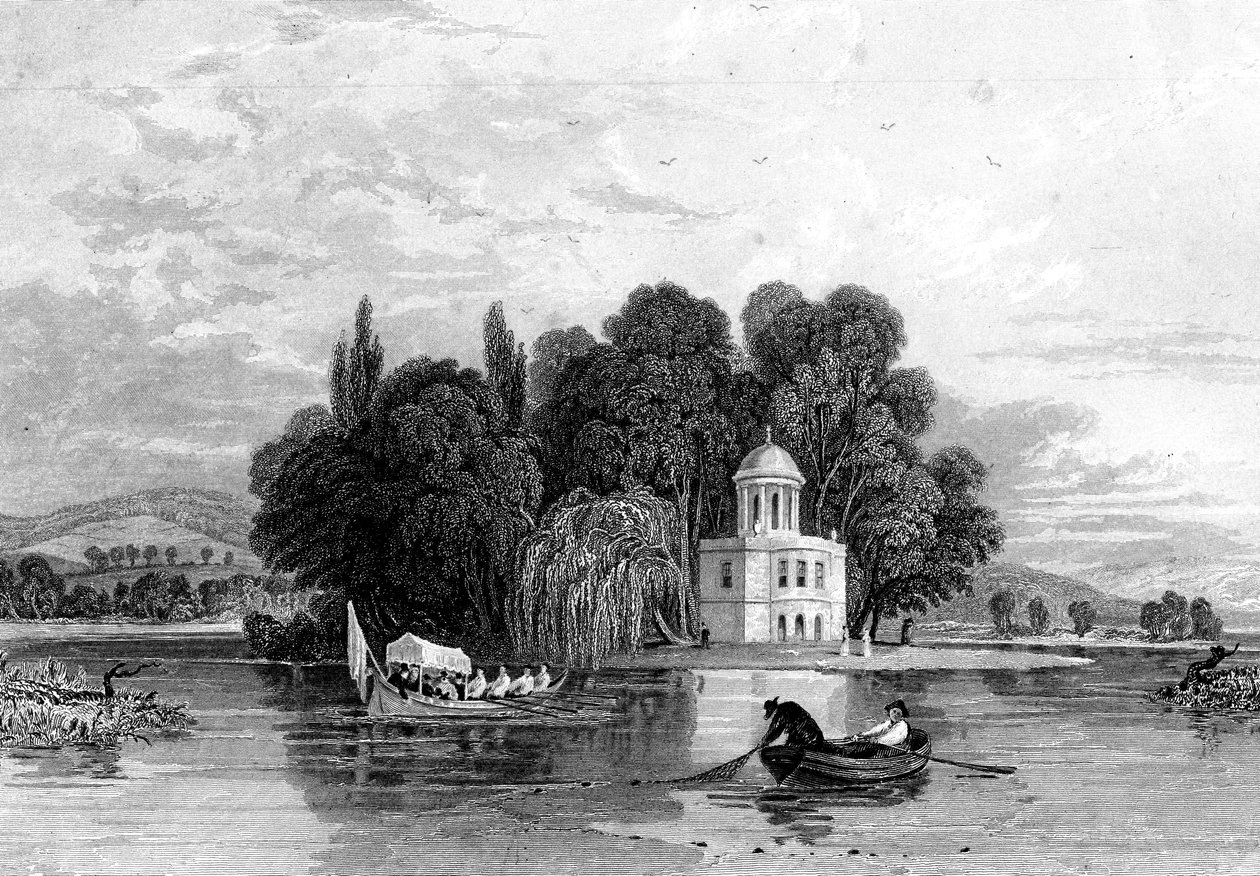 الجزيرة ، Henley-on-Thames ، Oxfordshire ، 1830 بواسطة غير معروف