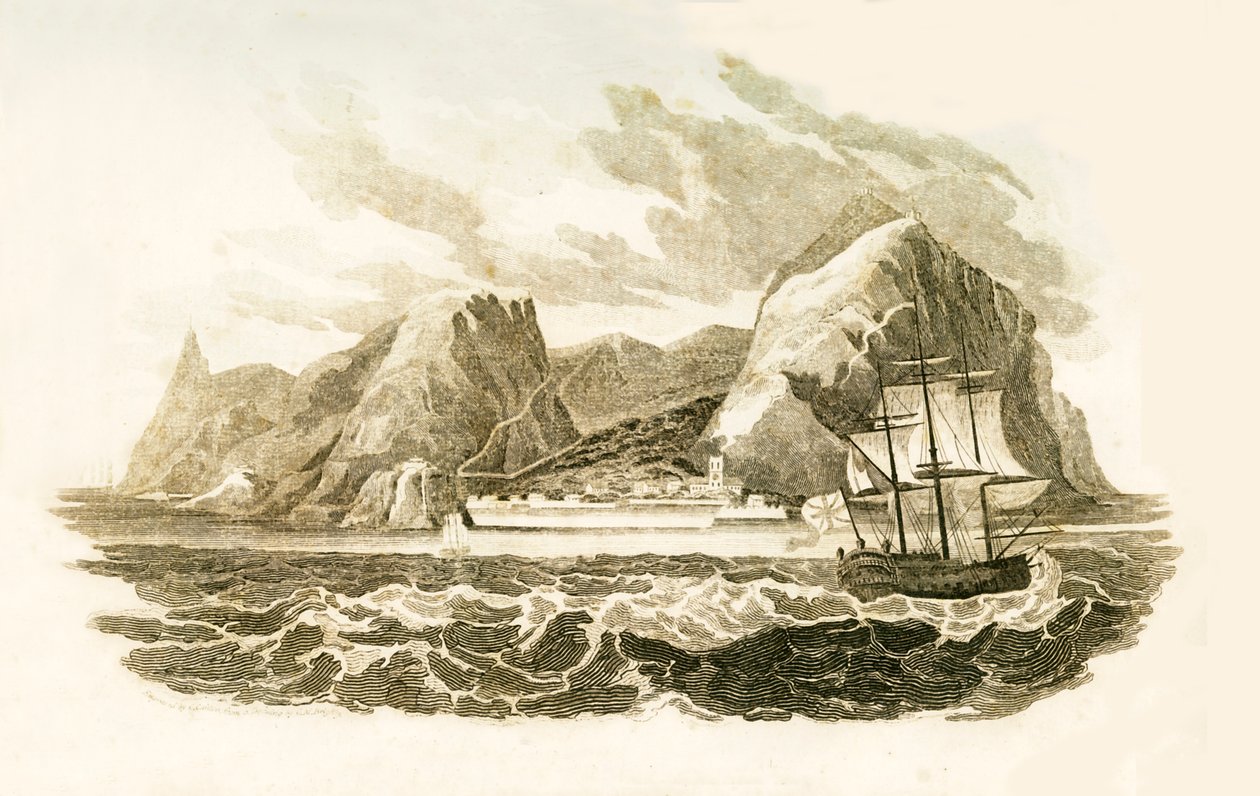 جزيرة سانت هيلانة ، 1816. بواسطة غير معروف