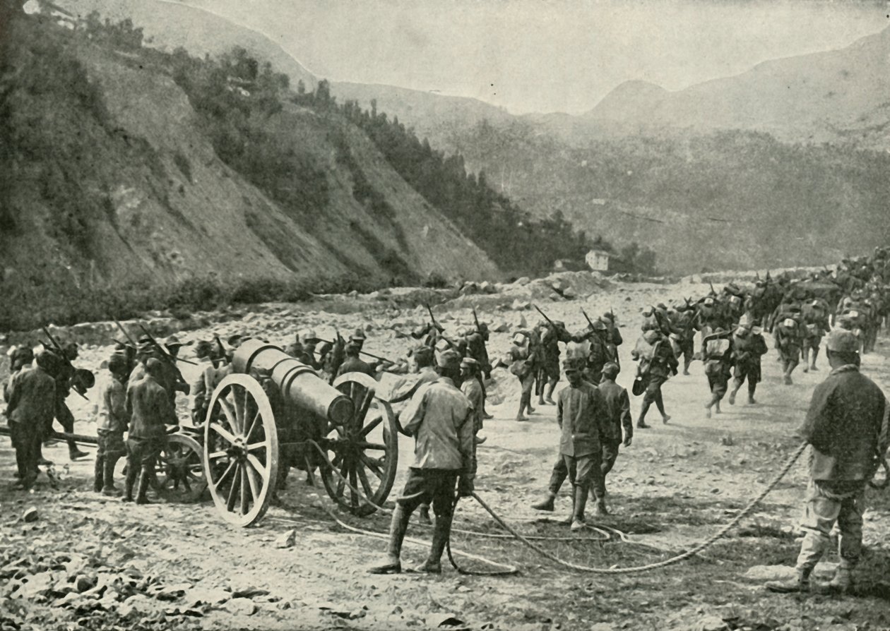 الجيش الإيطالي في مارس 1919. بواسطة غير معروف