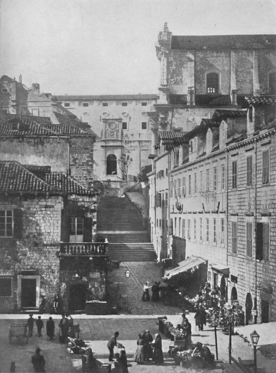 كنيسة اليسوعيين والمستشفى العسكري ، راجوسا ، 1913 بواسطة غير معروف