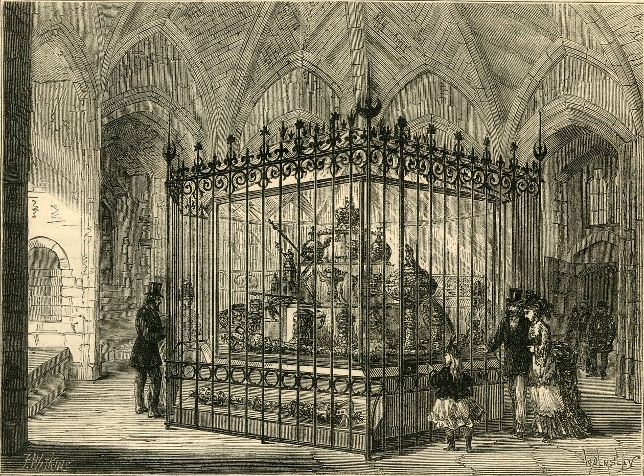 غرفة الجوهرة في البرج ، c1872. بواسطة غير معروف