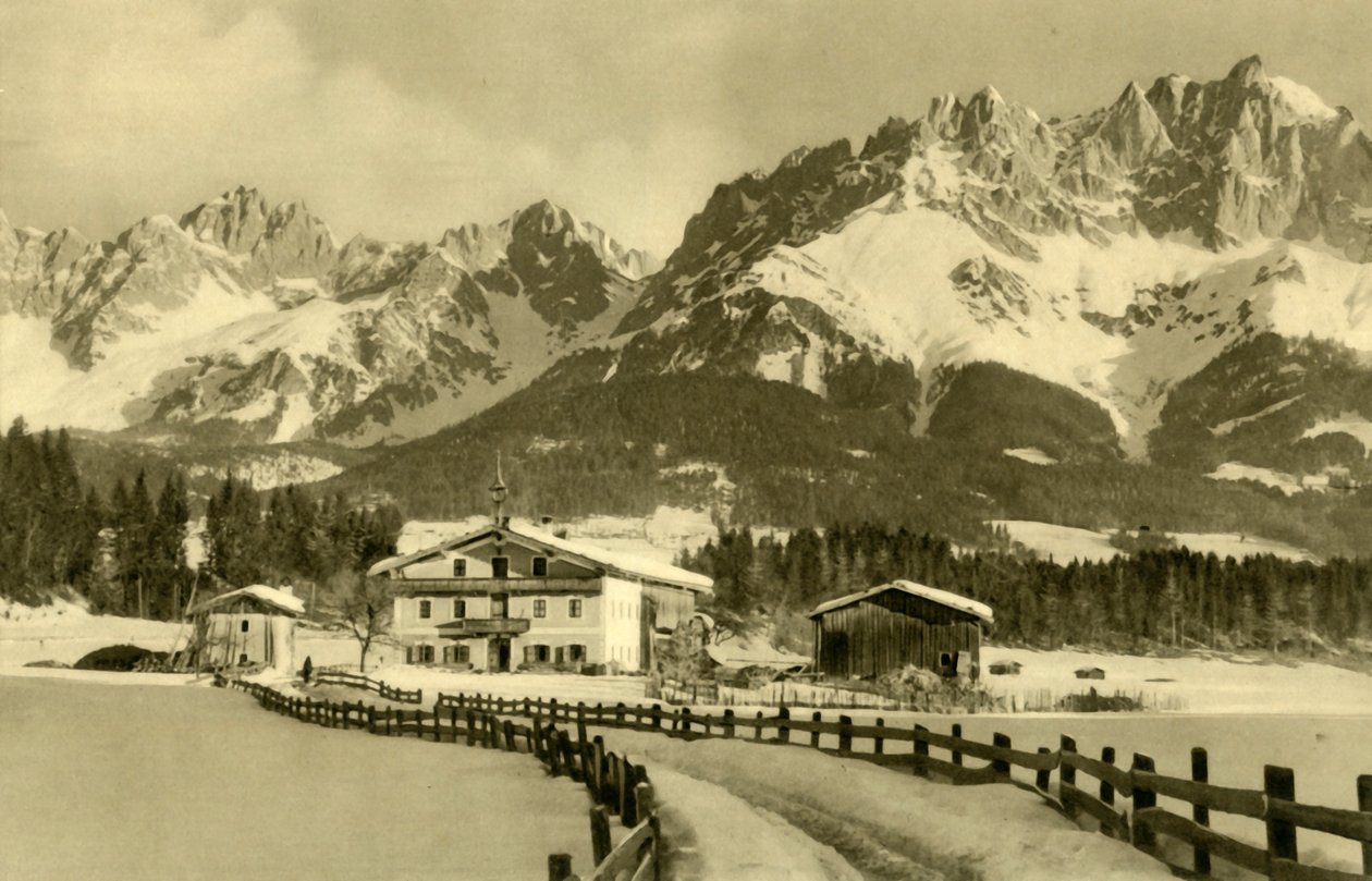 جبال كايزر ، Oberndorf ، تيرول ، النمسا ، c1935. بواسطة غير معروف