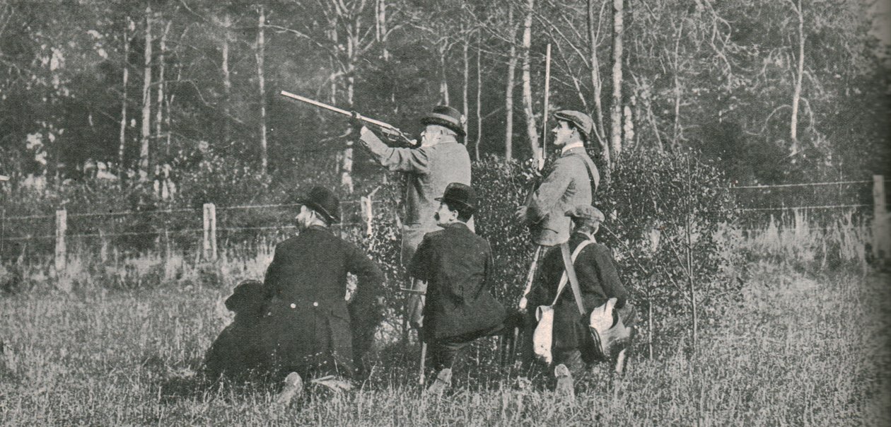 الملك يطلق النار على Sandringham يحتفظ ، 1900s ، 1910. بواسطة غير معروف