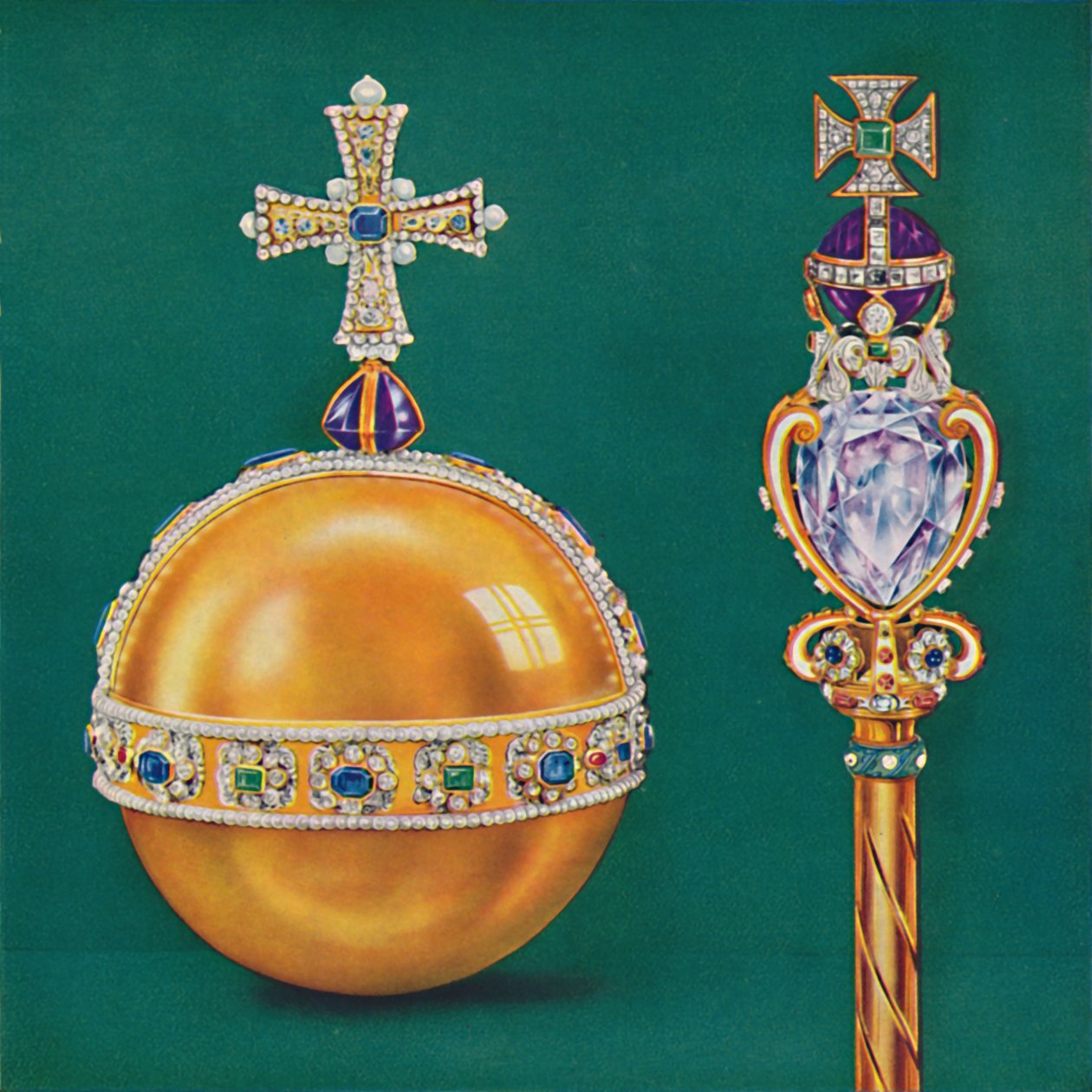 The Kings Orb and Sceptre ، 1937. بواسطة غير معروف