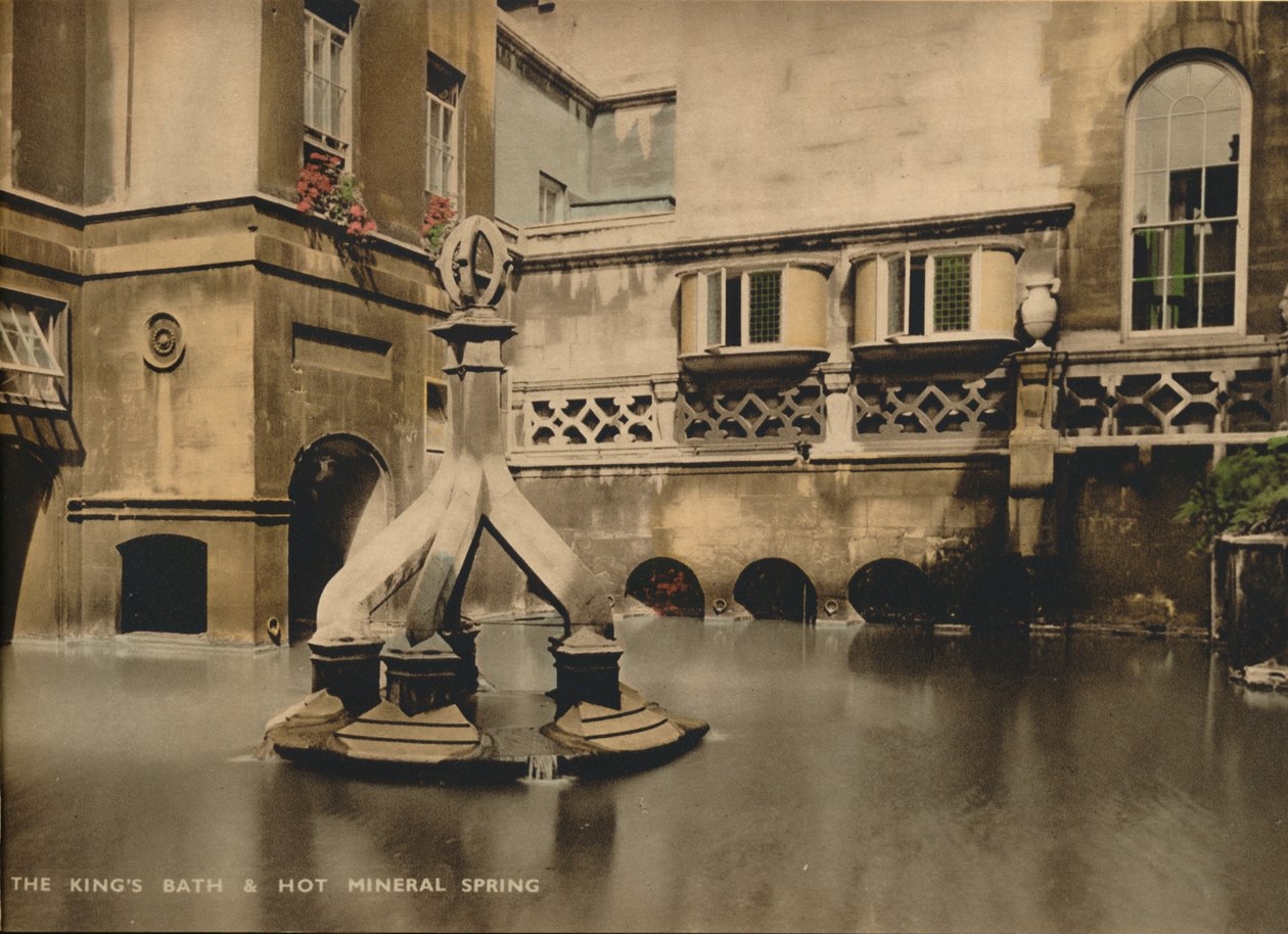 The Kingss Bath & Hot Mineral Spring ، باث ، سومرست ، ج 1925 بواسطة غير معروف