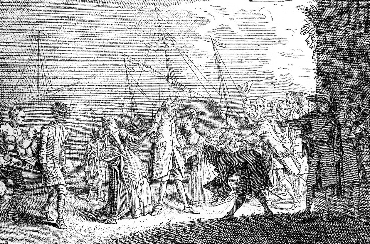 إنزال سينسينو ، 1720 بواسطة غير معروف