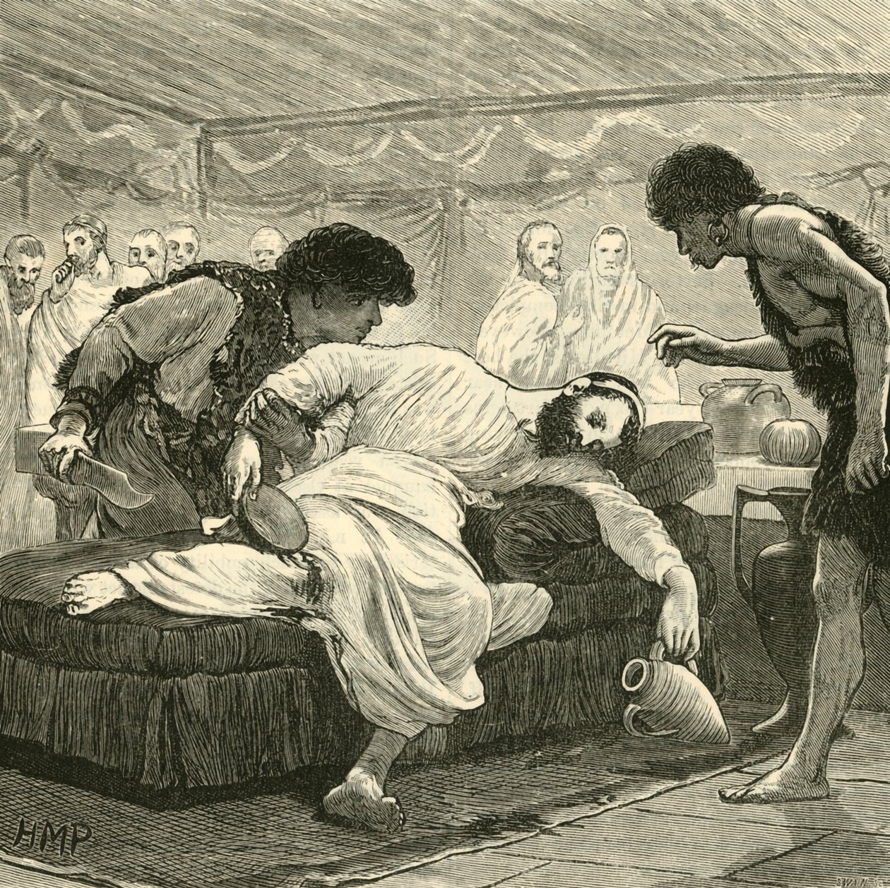 مأدبة سيرتوريوس الأخيرة ، 1890. بواسطة غير معروف