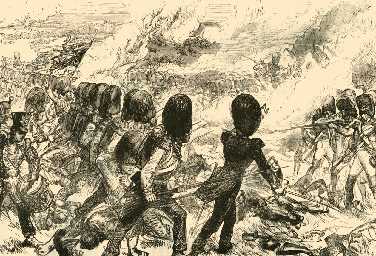 التهمة الأخيرة في واترلو ، 1815 ، 1890. بواسطة غير معروف
