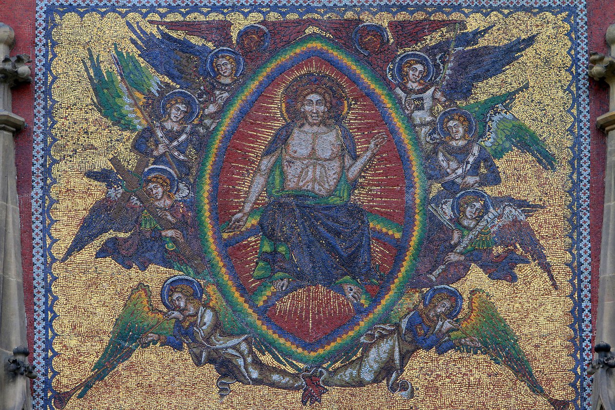 The Last Judgment، La Golden Gate of the St، كاتدرائية فيتوس Wenceslas و Adalbert ، براغ ، جمهورية التشيك بواسطة غير معروف