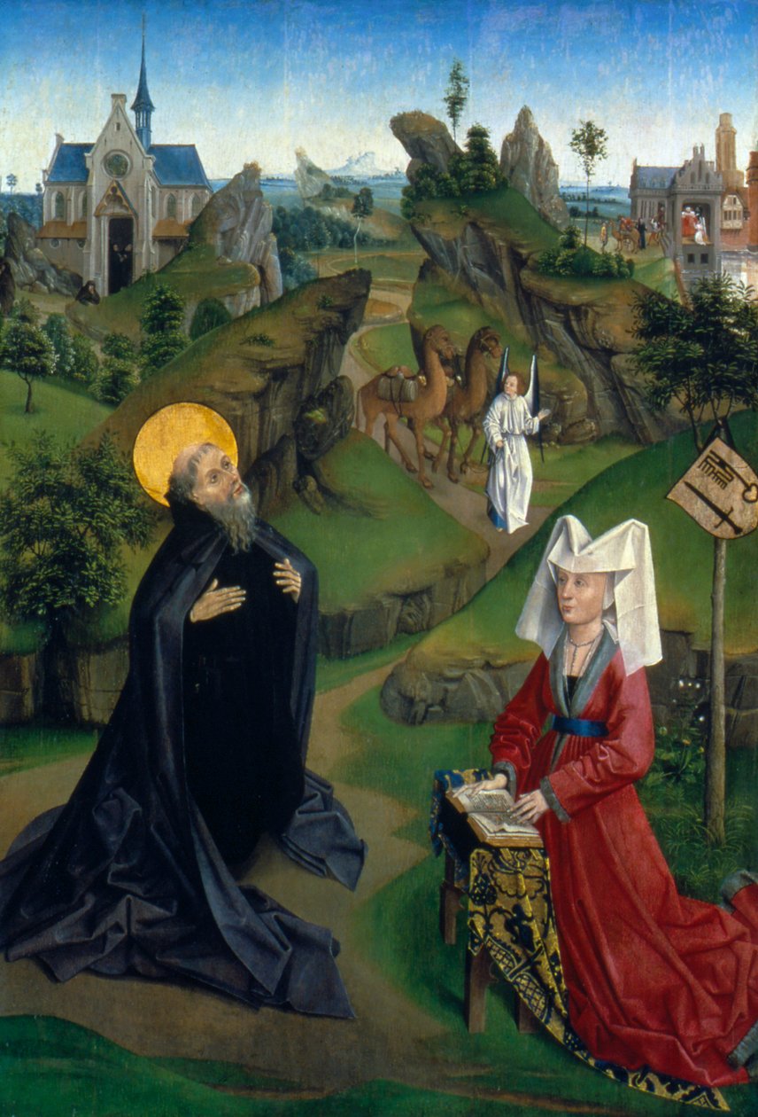 أسطورة القديس أنطونيوس ، c1450 بواسطة غير معروف