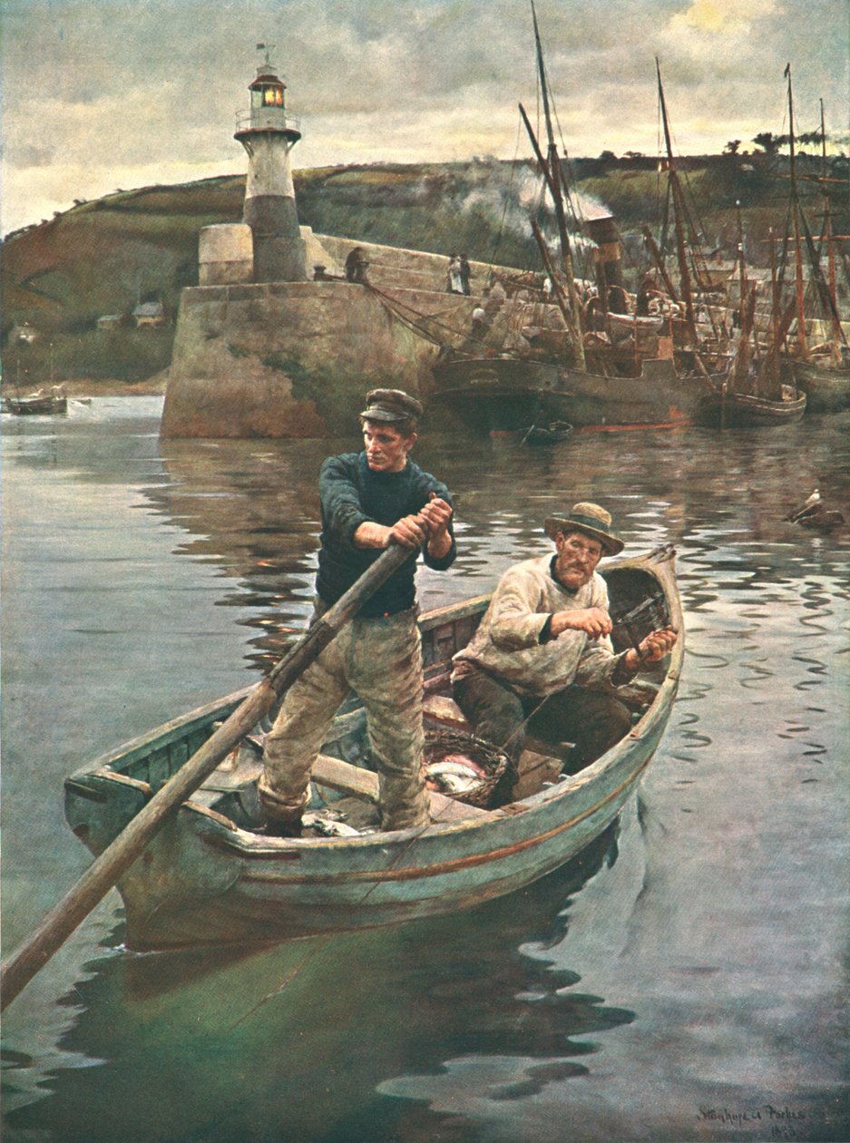 المنارة نيلين ، كورنوال ، 1893 ، c1902. بواسطة غير معروف