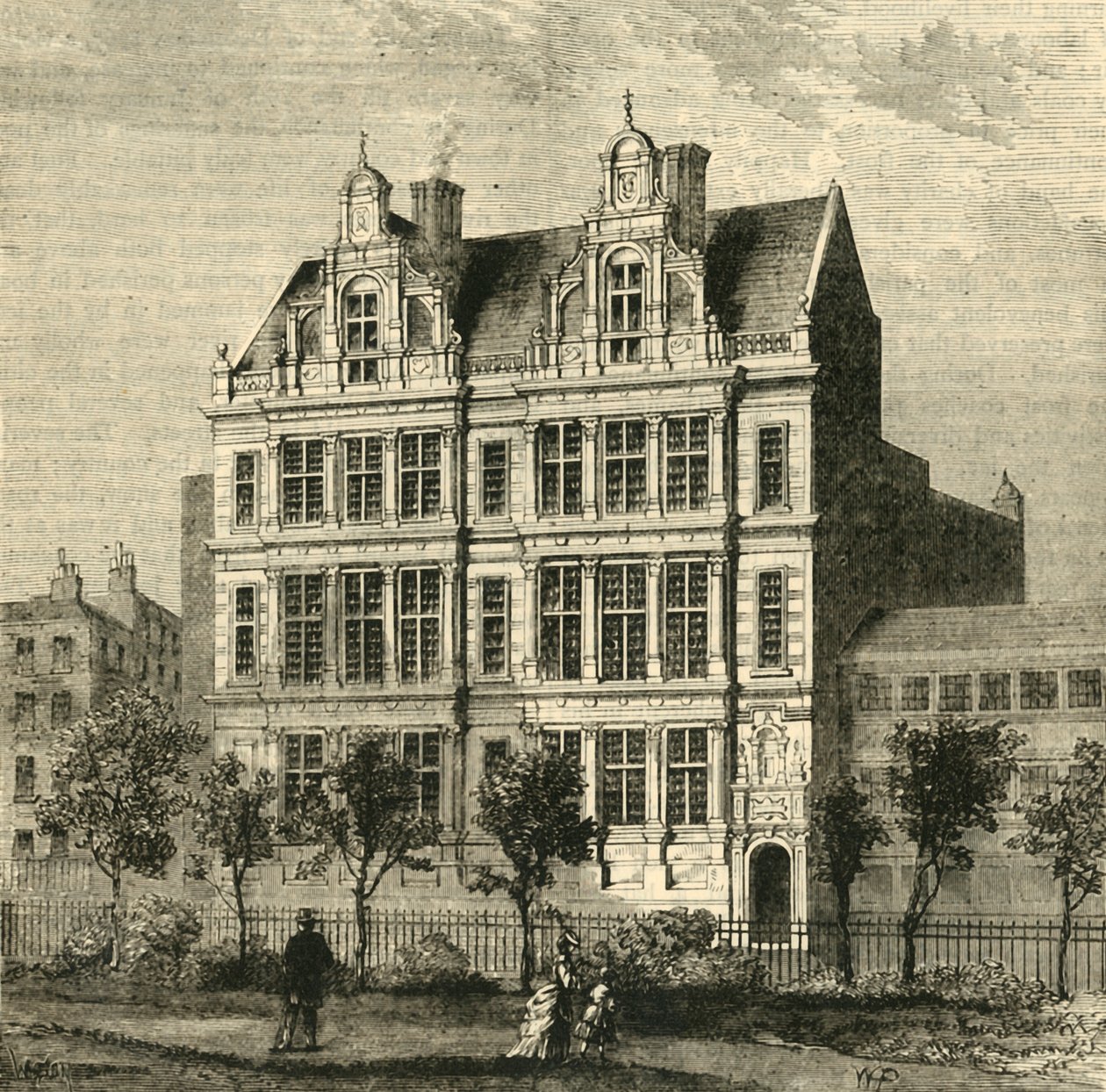 مكاتب مجلس مدرسة لندن ، 1881. بواسطة غير معروف