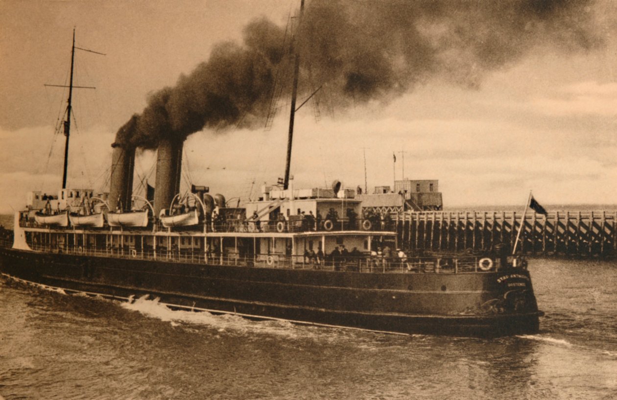 مدينة أنتويرب Mail-Steamer ، c1928 بواسطة غير معروف
