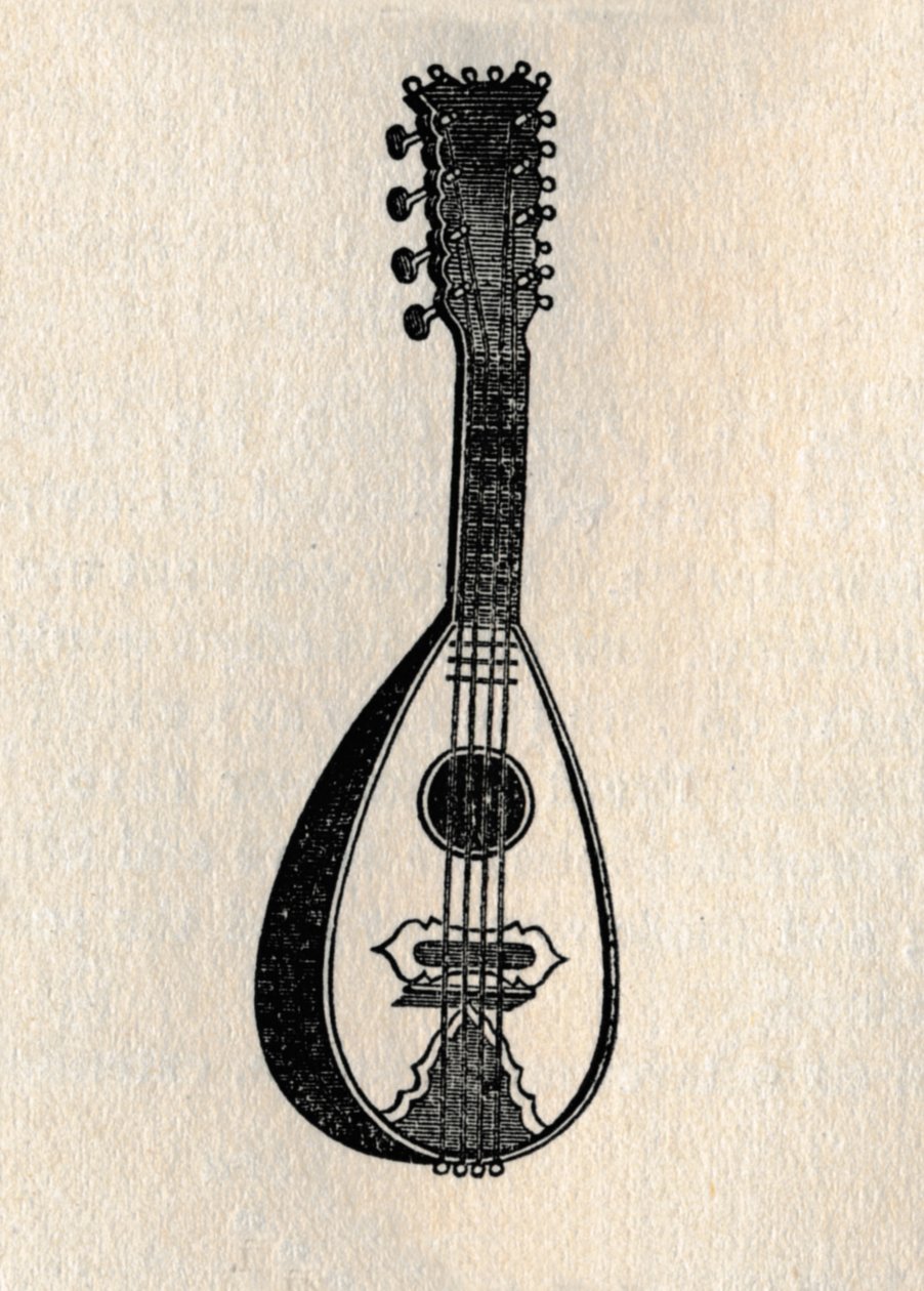 الماندولين ، 1895. بواسطة غير معروف