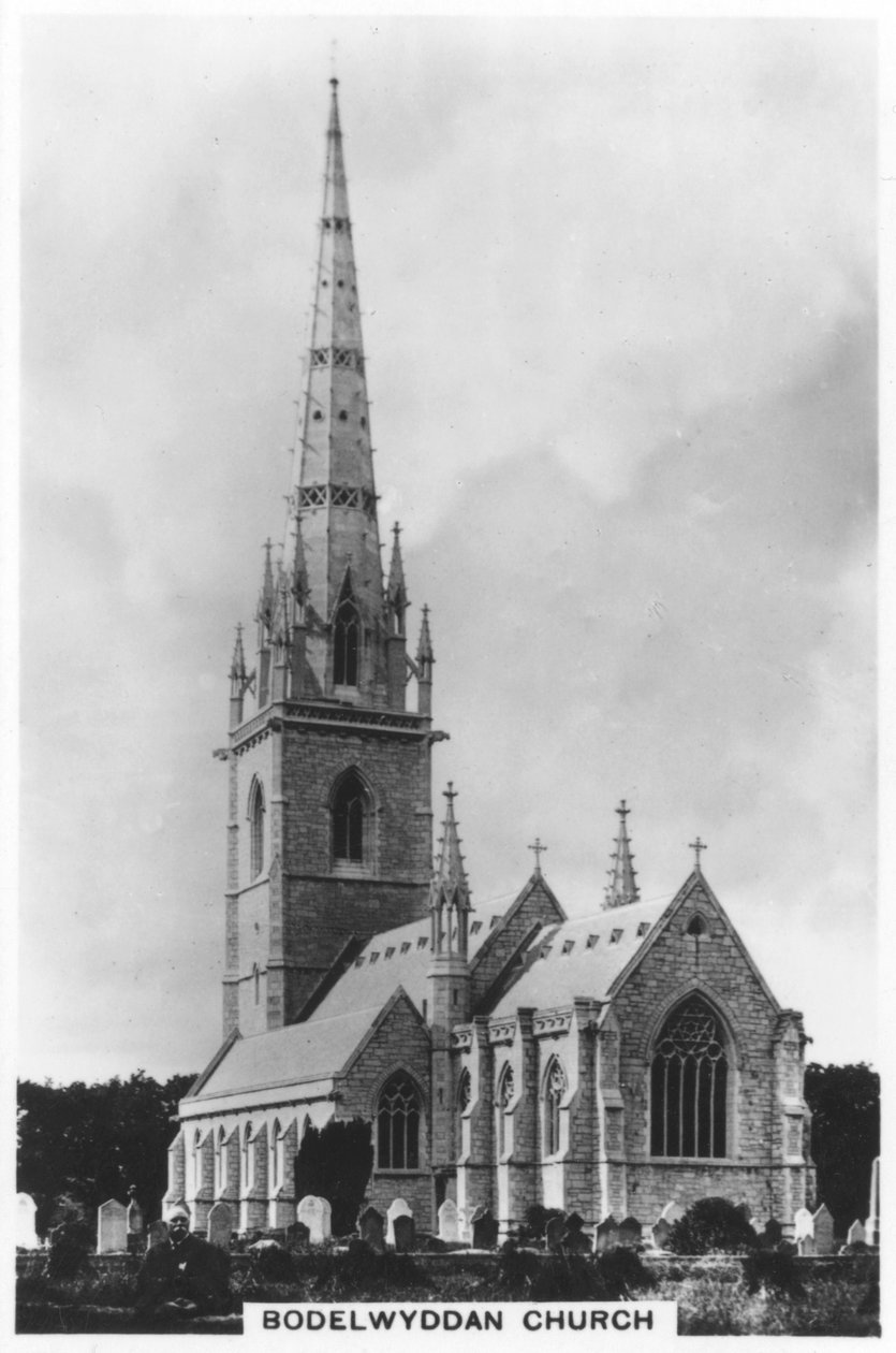 الكنيسة الرخامية St Margarets Church ، Bodelwyddan ، شمال ويلز ، 1936 بواسطة غير معروف