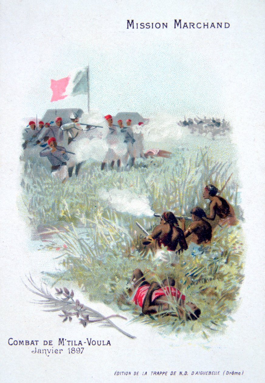 رحلة مارشاند: القتال في Mtila Voula ، يناير 1897 بواسطة غير معروف