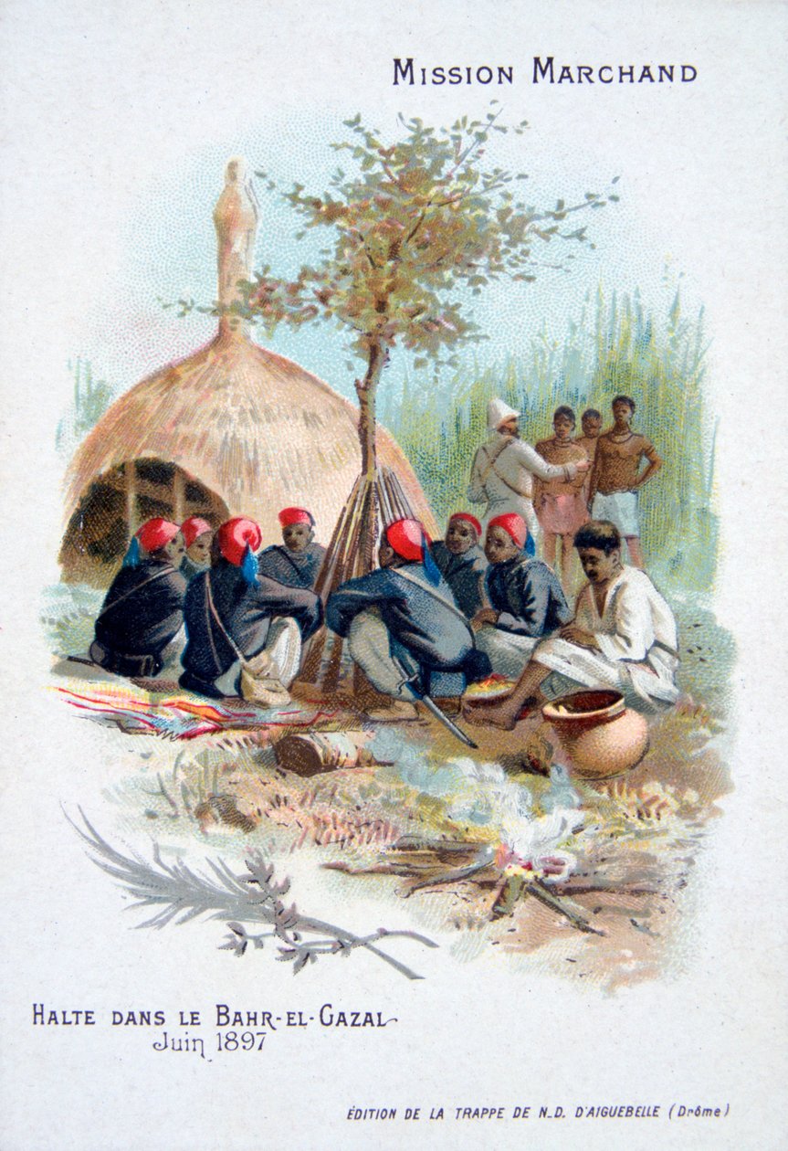 رحلة مارشان: الراحة في بحر الغزال ، السودان ، يونيو 1897 بواسطة غير معروف