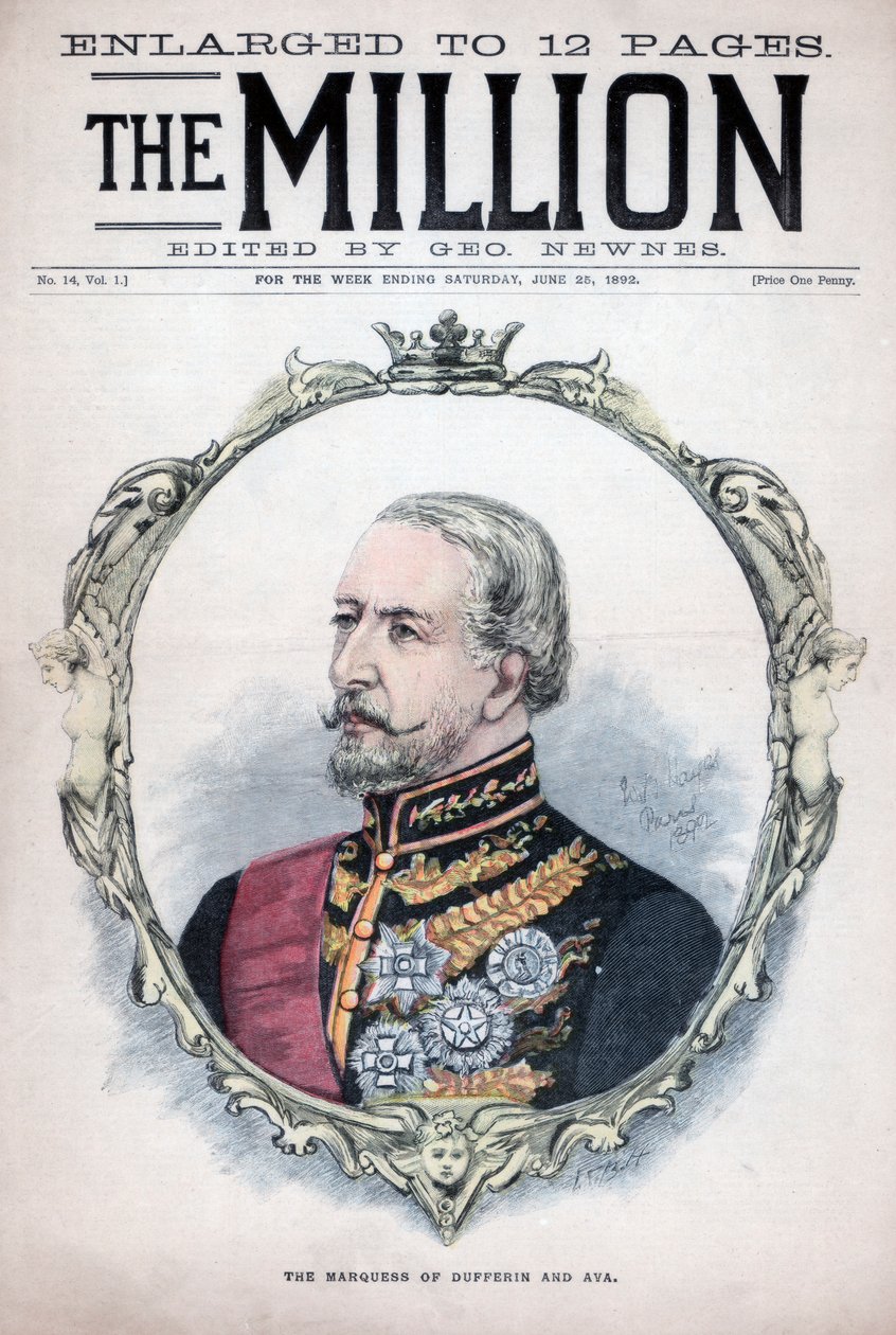 مركيز دوفرين وآفا ، 1892 بواسطة غير معروف