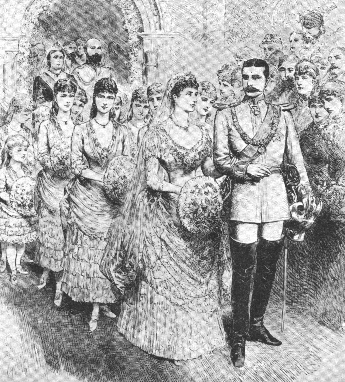 زواج الأميرة بياتريس من الأمير هنري باتنبرغ ... 1885 ، 1901. بواسطة غير معروف