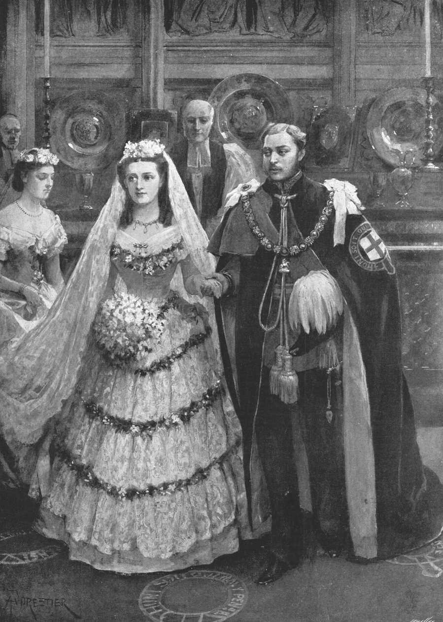 زواج أمير ويلز من الأميرة الدنماركية ألكسندرا ... ، وندسور ، 1863 ، 1901. بواسطة غير معروف