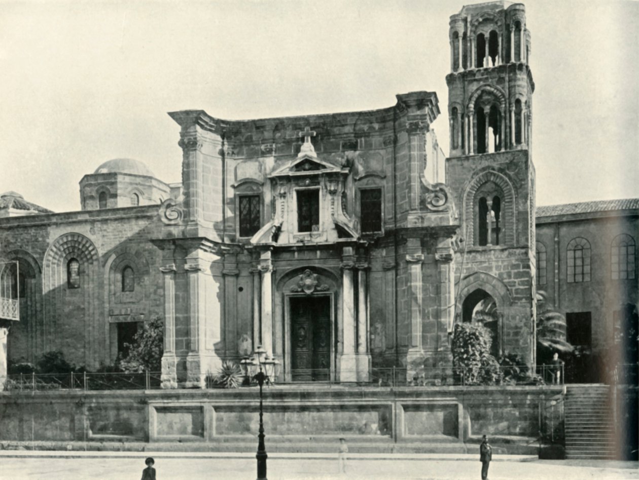 The Martorana، Santa Maria Dell Ammiraglio، Palermo، 1906. بواسطة غير معروف