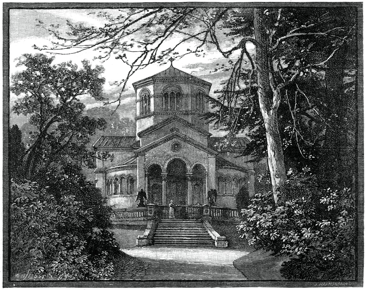 الضريح ، Frogmore ، 1900 بواسطة غير معروف
