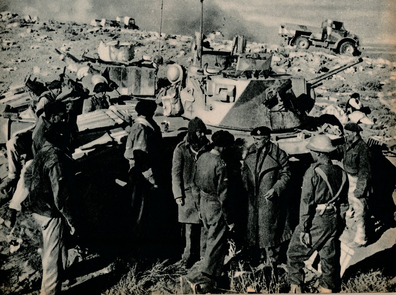 لقاء الدودة. في 26 نوفمبر ، استولت حامية طبرق على الدودة ، 1941 ، 1944 بواسطة غير معروف