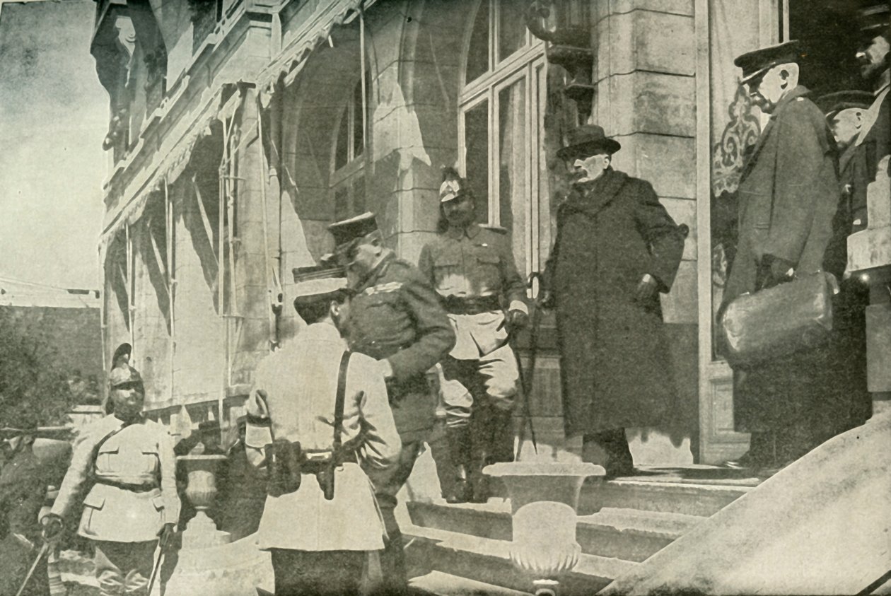 اجتماع وزيري الحرب البريطانيين والفرنسيين ، 1915 ، 1919. بواسطة غير معروف
