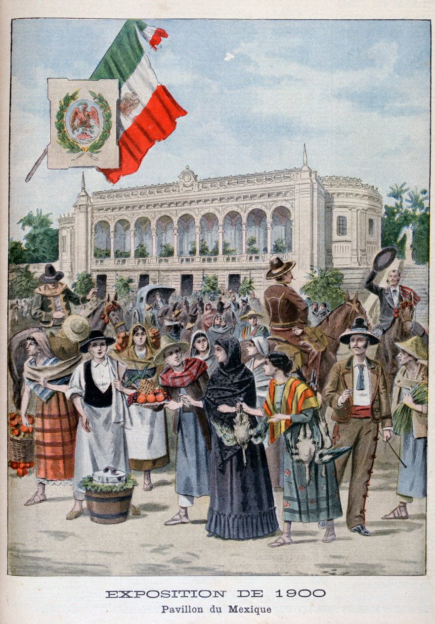 الجناح المكسيكي في المعرض العالمي لعام 1900 ، باريس ، 1900 بواسطة غير معروف