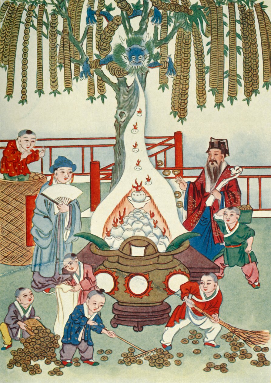 "شجرة المال" ، 1922. بواسطة غير معروف