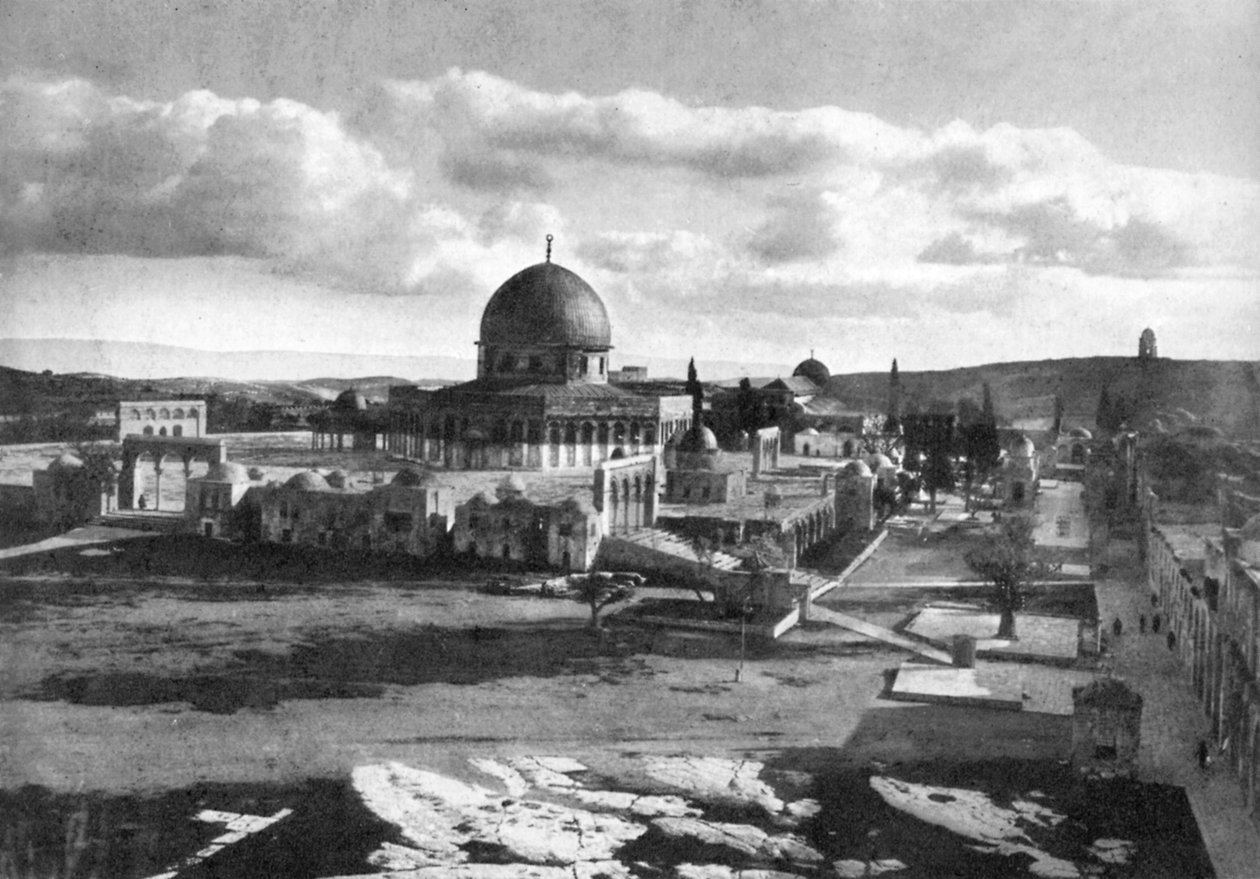 مسجد عمر في موقع المعبد القديم ، بيت لحم ، إسرائيل ، 1926 بواسطة غير معروف