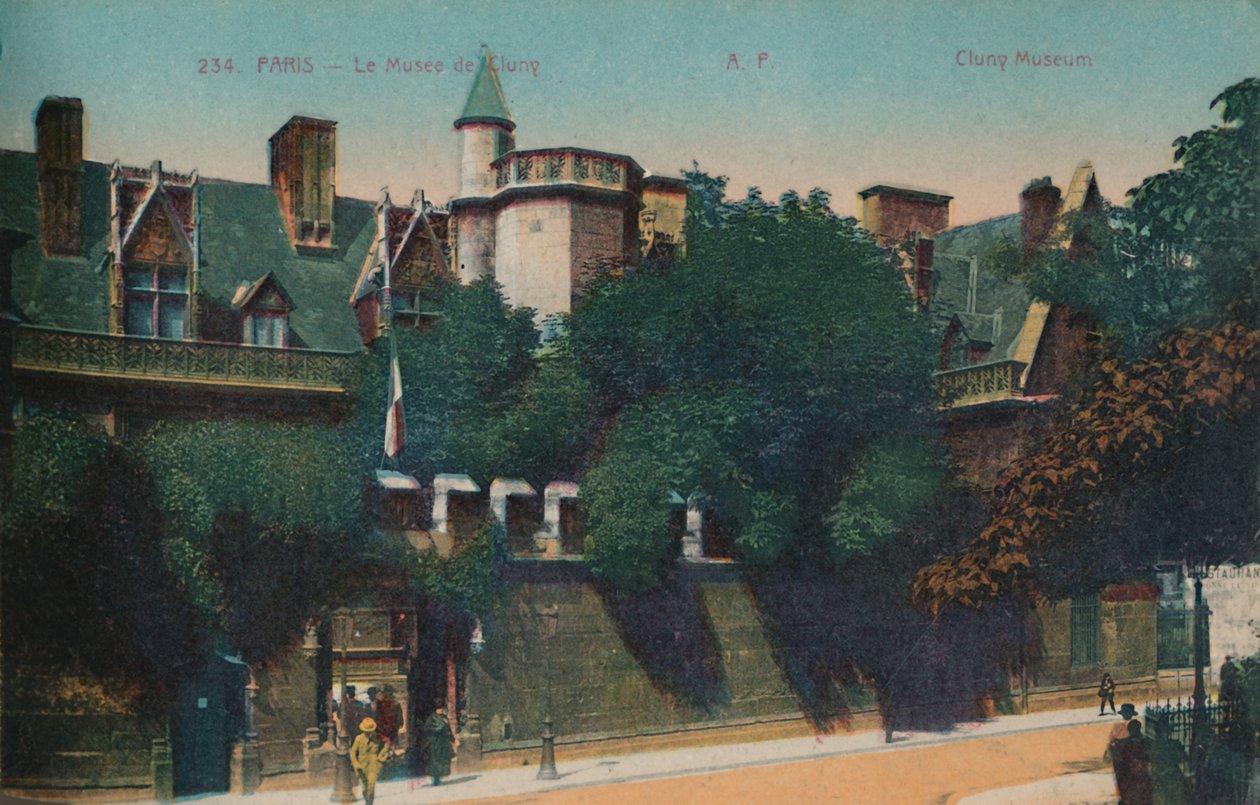 متحف Musée de Cluny Cluny ، باريس ، c1920 بواسطة غير معروف