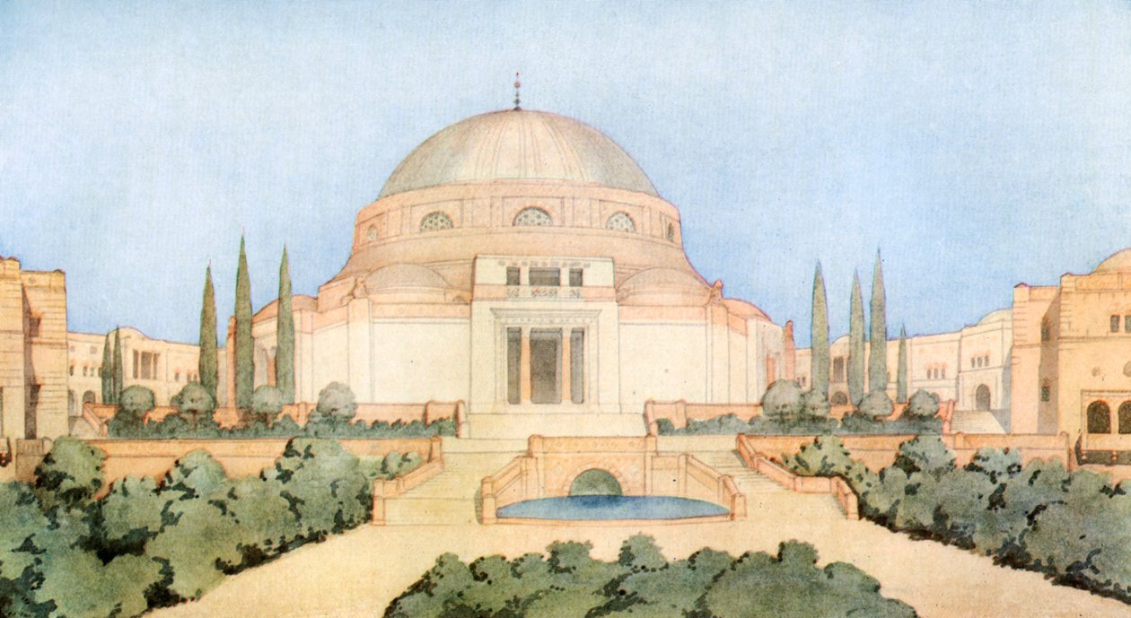 الجامعة الجديدة ، القدس ، إسرائيل ، 1926 بواسطة غير معروف