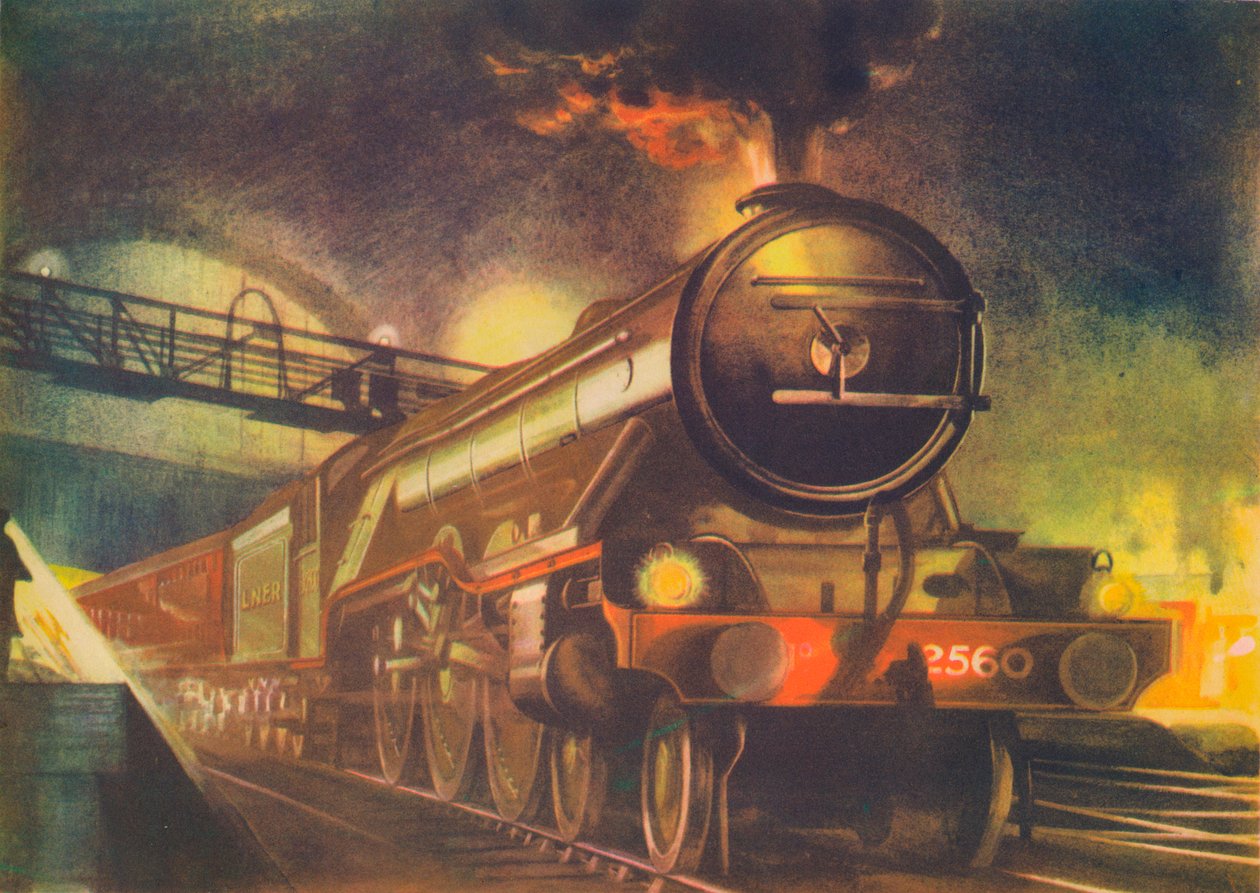 الاسكتلندي الليلي ، LNER ، ترك كينجز كروس ، 1940 بواسطة غير معروف