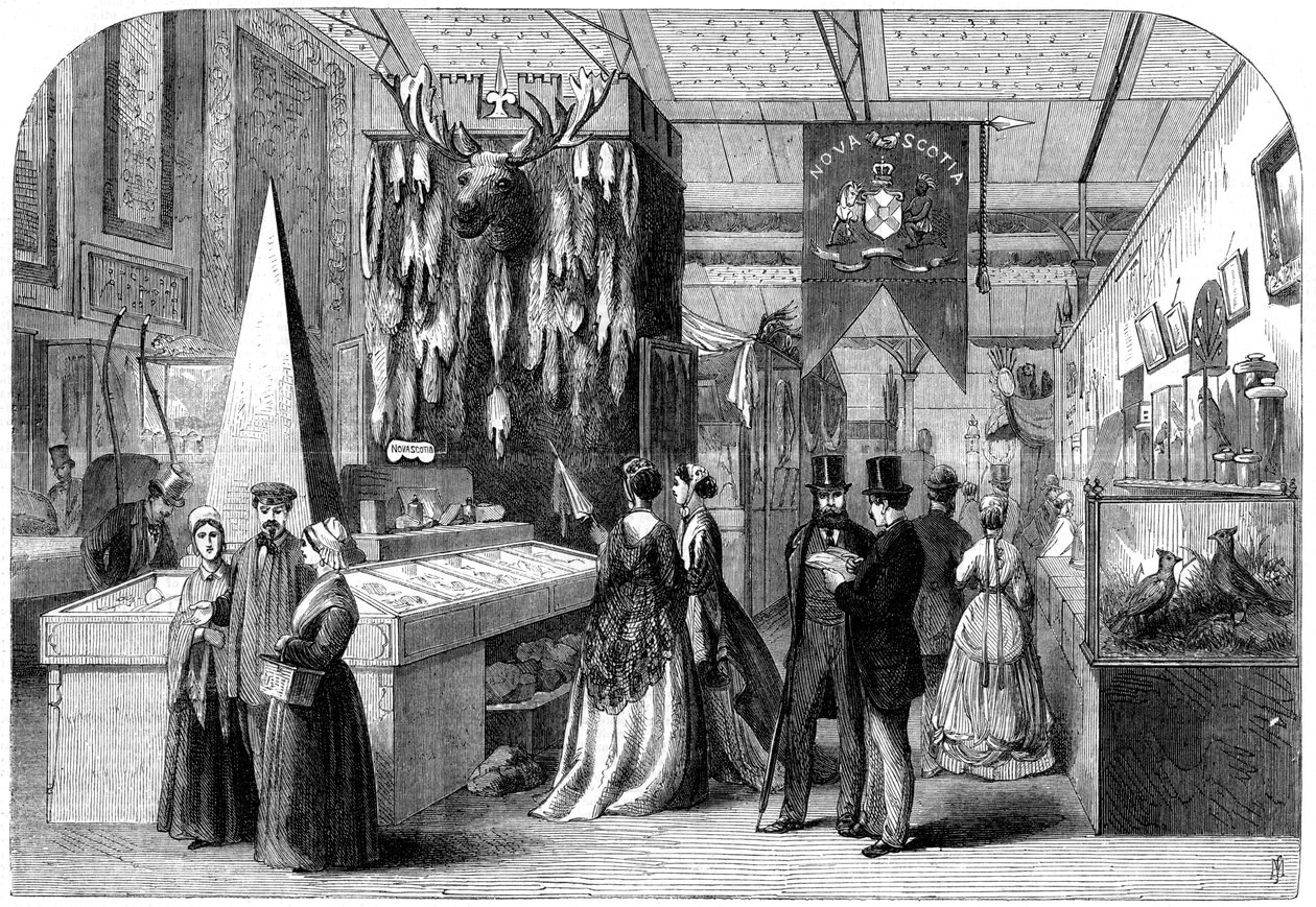 قسم نوفا سكوشيا من معرض باريس الدولي ، 1867 بواسطة غير معروف