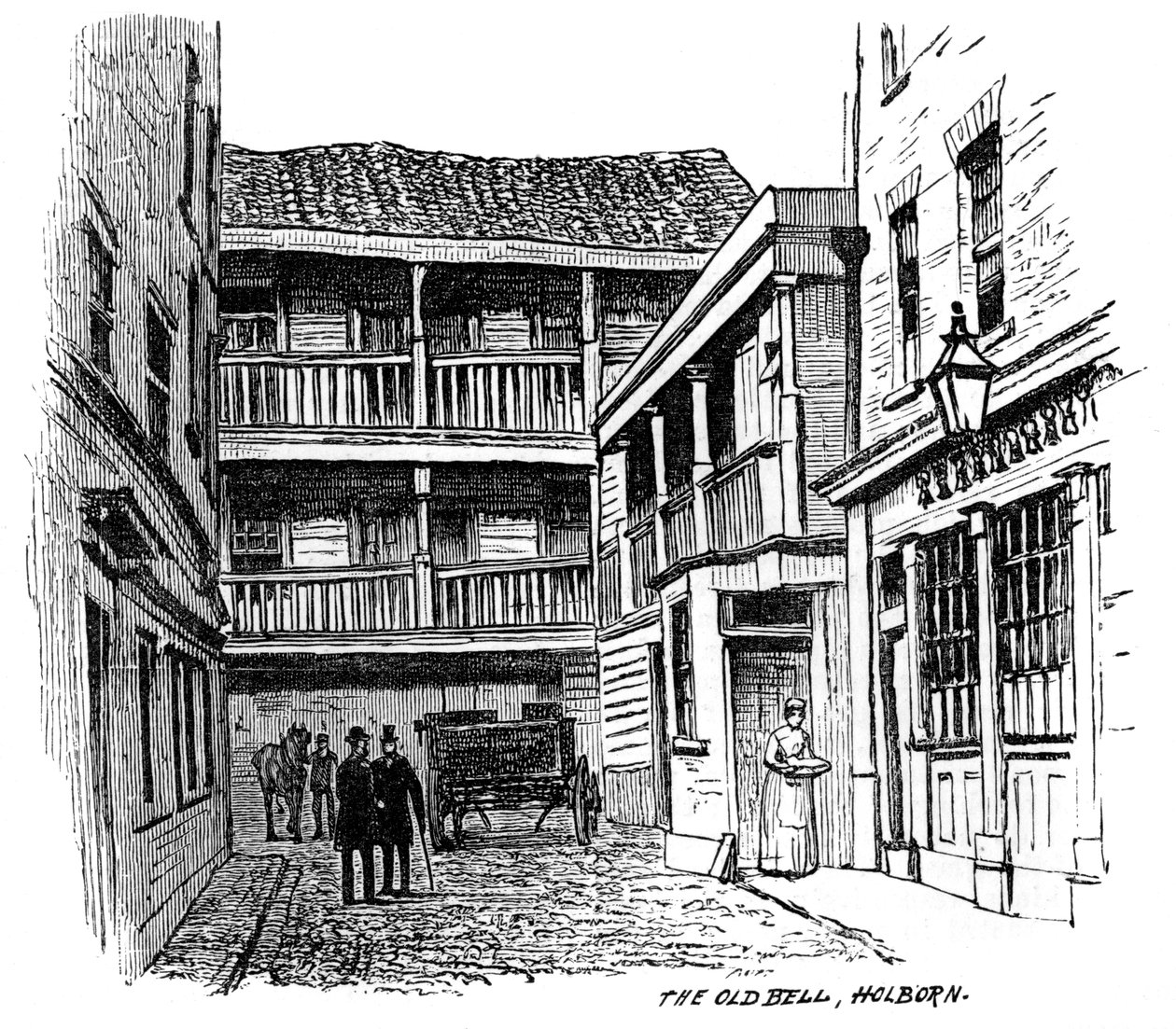 نزل تدريب أولد بيل ، هولبورن ، لندن ، 1887 بواسطة غير معروف