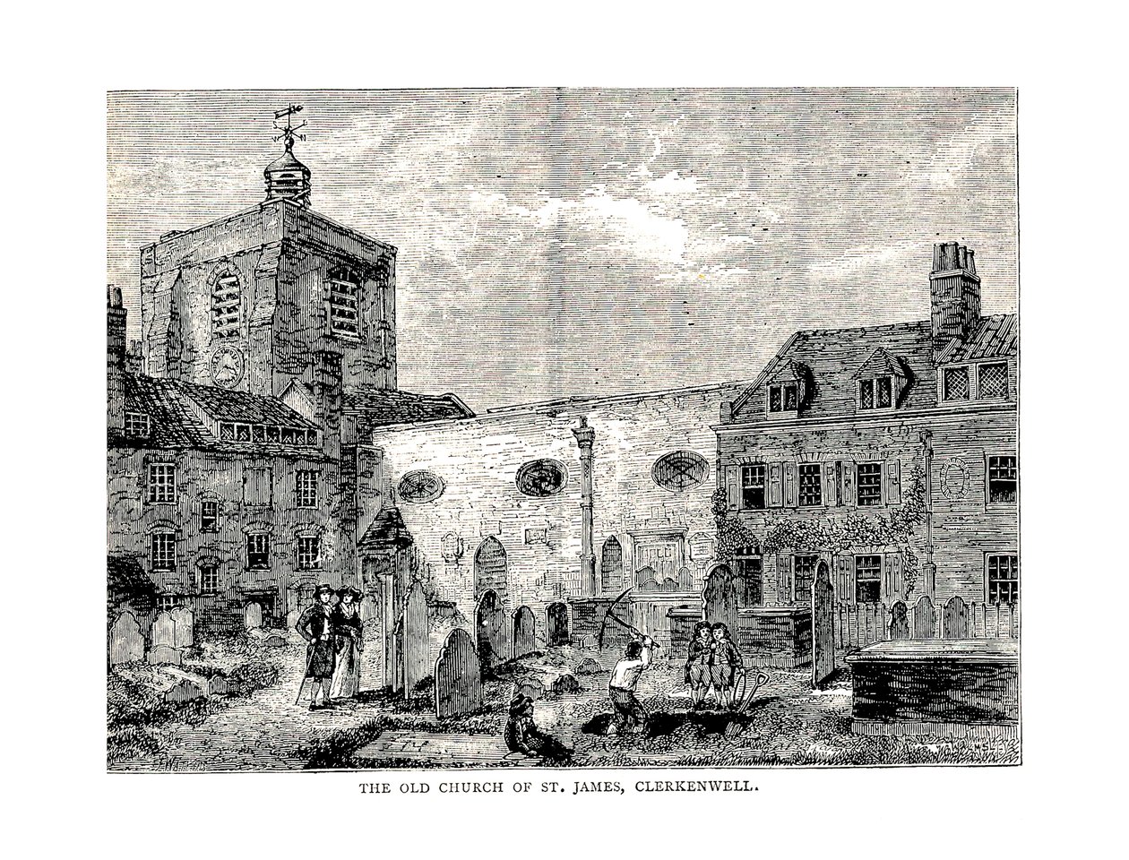 كنيسة سانت جيمس القديمة ، 1878 بواسطة غير معروف