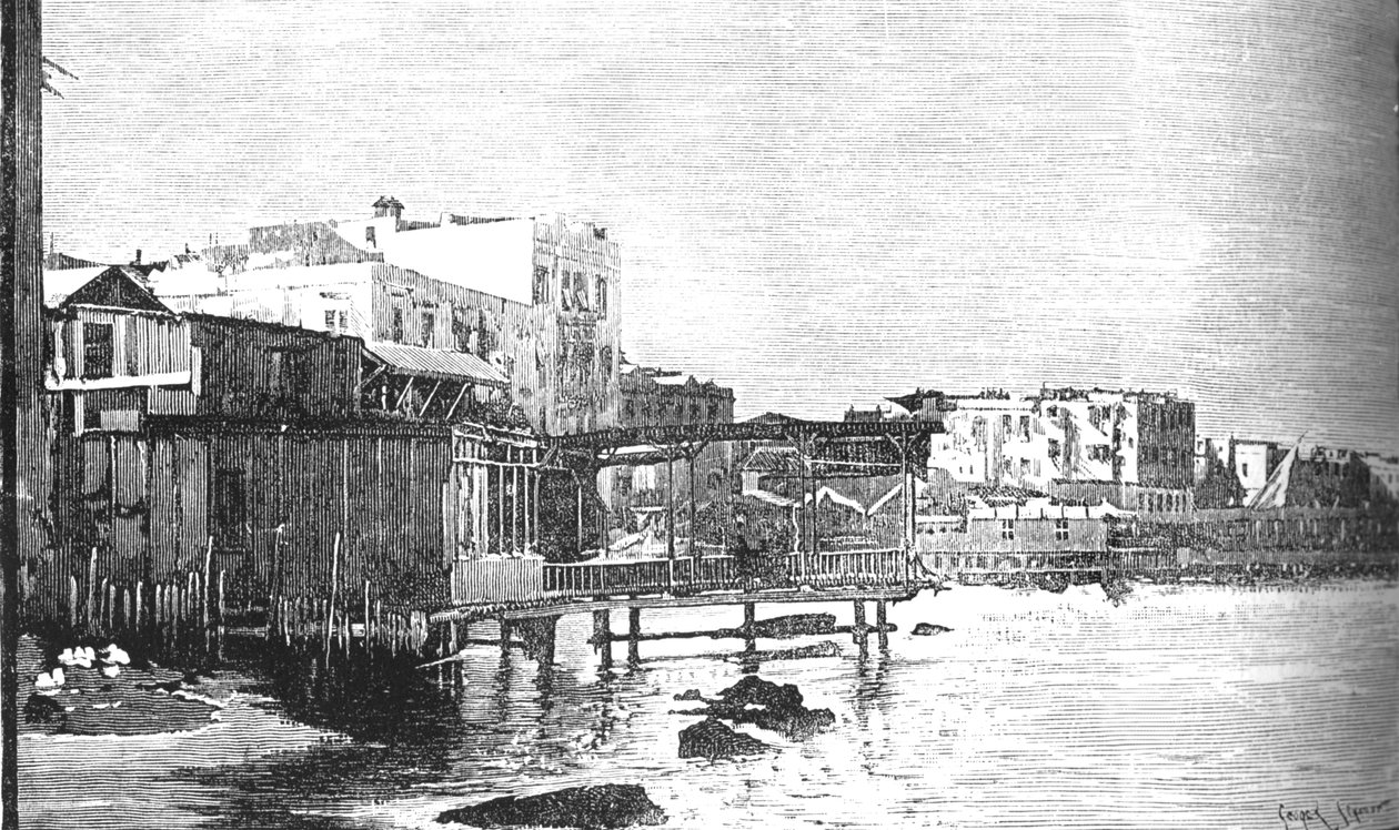 الميناء القديم ، الإسكندرية ، c1882 بواسطة غير معروف
